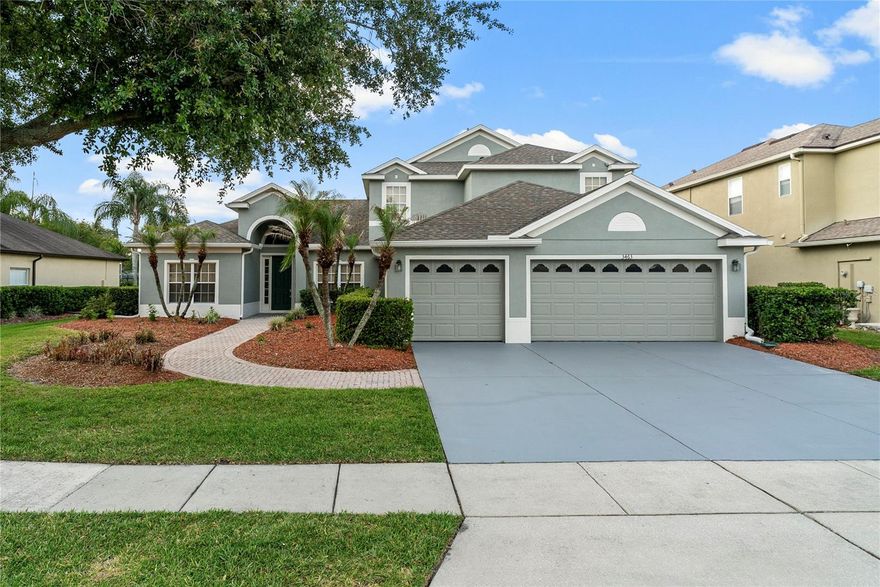 One or more photo(s) has been virtually staged. Welcome to 3463 Forest Ridge Ln, located in the quiet gated community of Crestwood. This spacious 4-bedroom, 3.5-bath home with a 3-car garage offers over 3,800 square feet of thoughtfully designed living space, combining comfort, privacy, and an unbeatable Central Florida location close to shopping, dining, schools, and world-famous attractions. 

Designed for comfortable everyday living and entertaining, the home features expansive living spaces, a large kitchen with rich wood cabinetry, center island, pantry, breakfast nook, and a light-filled family room. The screened pool area provides the perfect private retreat for enjoying the Florida lifestyle year-round. 
The functional floor plan includes a designated office/den on the first floor, a convenient downstairs guest bedroom with its own en suite bath, generous living and dining areas, and a spacious primary suite featuring dual walk-in closets, double vanities, and a garden tub. The home is also ideally positioned near the community playground and pool area, offering convenient access to neighborhood amenities. 
major improvements provide peace of mind, including a new roof installed in 2021, two HVAC systems installed less than three years ago, a fairly new water heater and pool pump. Conveniently located near The Loop, Walt Disney World Resort, SeaWorld Orlando, Universal Orlando Resort, and Orlando International Airport, this home combines convenience, comfort, and value in one exceptional opportunity.