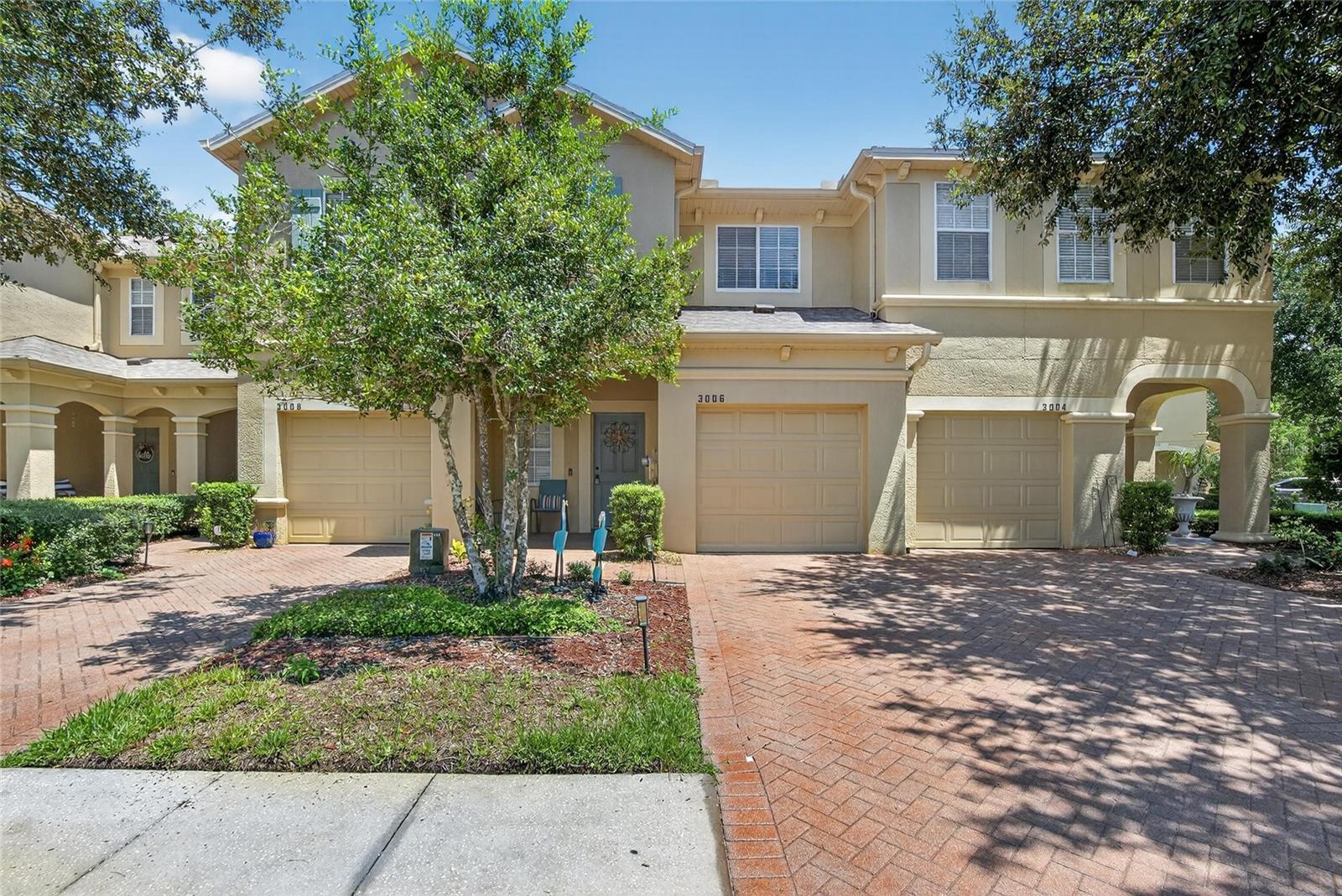 Welcome home to this beautifully appointed 3 BR 2.5 bath one car garage Townhouse. With a large open floor plan you have a view to the conservation area and side privacy fencing, located on a dead-end street, which is great for entertaining or family. The Kitchen has 42” tall cabinets, Granite counter tops with subway tile back splash, Stainless Steel Appliances, plus a counter for bar stools. The Formal Dining room has upgraded Wood flooring. Recent Upgrades: NEW ROOF May 2022, Microwave and Dishwasher 2020, screened in patio 2020, Carpets upstairs, 2016 AC and the outside of the building was painted in 2020. You are 13 minutes from the Tampa Outlet Mall, 25 minutes from the Tampa International Airport, close to the Veterans Expressway and minutes from tons of restaurants and shopping. The garage has a built in overhead storage shelf and remote controlled entry. The community features its own pool, in addition to the many amenities at Ballantrae Park- which is a 5 minute walk, including, walking trails, splash pad, playground, basketball, volleyball and tennis courts, clubhouse and an additional pool. Upstairs the spacious master bedroom has a huge walk in closet along with dual sinks in the master bathroom, a large Loft plus 2 other bedrooms and a separate laundry room. The HOA includes ground maintenance, trash, water, sewer, basic tv cable, and exterior building maintenance.