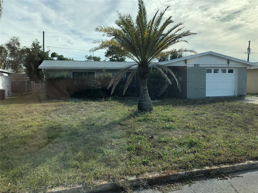 ATTENTION INVESTORS! This TENANT OCCUPIED house has 2 bedrooms and 2 bathrooms. The second bathroom is in the 1 car garage.
The back porch is an enclosed room that has windows and is a great space but is not cooled/heated. The backyard is mostly fenced. 
PLEASE DO NOT WALK THE PROPERTY WITHOUT AN APPOINTMENT SCHEDULED IN ADVANCE. Cash only. Tenant is on month to month but would like to stay.