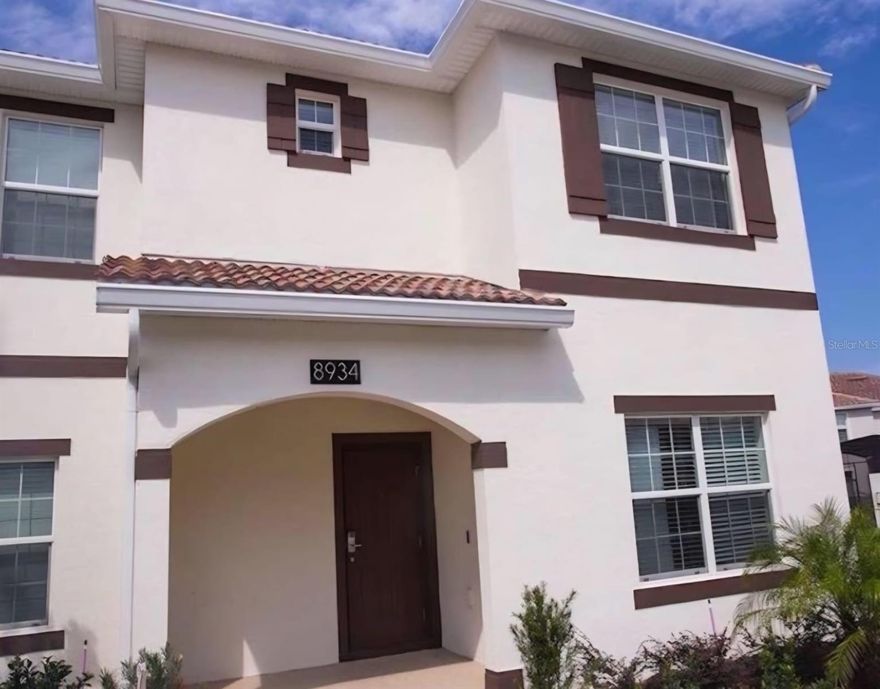 Turnkey Investment Gem in Champions Gate! This exceptional END-UNIT townhome with a private pool is truly a gem, offering a rare opportunity for both short-term and long-term rental income. Fully furnished and thoughtfully designed, it delivers the perfect blend of style, comfort, and immediate income potential. Located in the highly desirable 24-hour guard-gated Champions Gate golf community, the property is just minutes from I-4, Highway 27, top dining, shopping, and Walt Disney World, making it an ideal choice for vacationers and long-term residents alike. Enjoy access to the renowned Oasis Clubhouse, a 14,000 sq ft resort-style amenity center featuring a full-service restaurant and bar, state-of-the-art fitness center, theater, tiki bar, multiple pools including adult-only areas, a water park, lazy river, hot tub, splash pad, playground, volleyball courts, game room, and yoga studio. A convenient community shuttle service adds to the appeal. Golf enthusiasts will also appreciate the championship 18-hole course and six tennis courts. Whether you are expanding your investment portfolio or searching for a vacation home with strong income potential, this standout property truly checks all the boxes.
