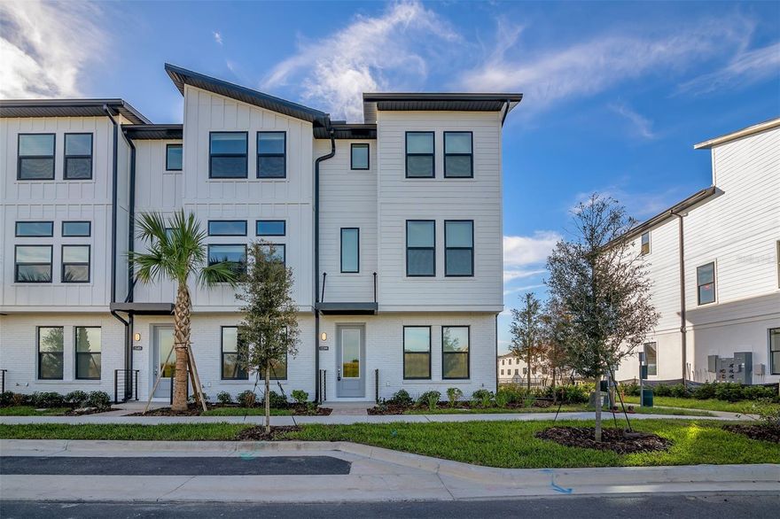 Experience the luxury and comfort you deserve!
Be the first to discover this spectacular and luxurious 3-bedroom, 3.5-bathroom townhome, located in the exclusive Parkview at Hamlin community in Winter Garden, one of the area's most desirable neighborhoods. Renowned for its academic excellence and upscale, family-friendly atmosphere, this home offers spacious, bright spaces, high ceilings, and high-end finishes that reflect good taste and comfort.
Inside, you'll find a thoughtfully designed floor plan with three private suites, including a first-floor guest suite and a luxurious third-floor master suite with a frameless glass shower. The second floor is ideal for entertaining, featuring an open-concept living room and gourmet kitchen with 42" cabinetry, stainless steel GE appliances, quartz countertops, and durable vinyl plank flooring. It also seamlessly integrates with the living and dining rooms, with an integrated professional sound system, ideal for entertainment and technology lovers.
Enjoy a covered terrace for morning coffee or relax in style with the ultimate living experience while watching the sunsets.
This home features a high-efficiency air conditioning system, high-speed internet, and advanced technology for year-round comfort and energy efficiency.
Located just minutes from downtown Hamlin, restaurants, shops, parks, and major highways, this home combines style, location, and convenience in one.
Schedule your visit today and discover why this townhome is Hamlin's most exclusive gem.