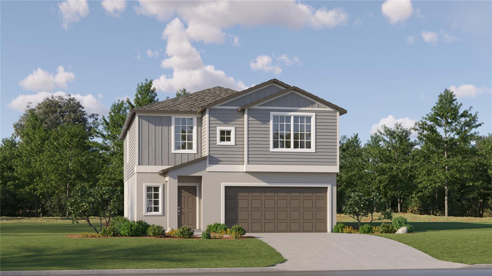 Under Construction. BRAND NEW HOME - This spacious two-story home boasts five bedrooms with room to spare. The first floor contains a breezy living room, dining room and kitchen in an open design. The spacious owner’s suite is tucked away on the second floor, along with all the secondary bedrooms, just off the versatile loft space. Interior photos disclosed are different from the actual model being built. Connerton is a master-planned community with new single-family homes for sale in idyllic Land O' Lakes, FL. Residents can enjoy a wide variety of family-friendly amenities, such as a resort-style swimming pool with a waterslide and splash park, as well as a fully equipped clubhouse. The community features proximity to all that the greater Tampa area has, such as the Tampa Premium Outlets, Connerton Trails, local schools and more. Easy access to US 41 and SR 54 makes for simplified commutes.