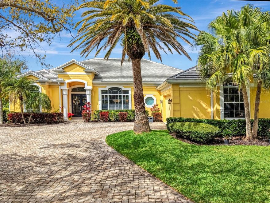 Welcome to this beautifully updated 3-bedroom, 2-bath home located in the highly desirable gated community of Boca Royale. Offering 2,819 square feet of living space and situated on a spacious half-acre lot with 211 feet of serene water frontage, this home combines luxury, comfort, and breathtaking views.

Recent upgrades provide peace of mind and modern style, including a new tile roof (2024), new AC (2025), Storm Smart Screens throughout (2025), a new travertine lanai and panoramic view pool cage (2023), resurfaced pool and spa (2022), and an outdoor kitchen added in 2023. Inside, the home features new luxury plank vinyl flooring throughout, soaring ceilings, crown molding, ceiling fans, transom windows, and five sets of sliding glass doors that open to the expansive lanai and stunning water views.

The updated chef’s kitchen is truly a standout with quartz countertops, glass hand painted backsplash, induction cooktop, built-in oven and microwave, built-in ice maker, baker’s lift for your stand mixer, and a large walk-in pantry. The breakfast nook features an aquarium window showcasing spectacular water views.

The spacious family room and living room both offer sliding doors to the lanai and pool area, creating seamless indoor-outdoor living. The living room also includes built-in shelving and a dry bar with liquor dispenser and wine refrigerator, perfect for entertaining. A formal dining room with large sunlit windows, dedicated desk area for working from home, and a laundry room with abundant cabinetry and storage add convenience and functionality.

The expansive primary suite highlighted by a wall of windows and a cozy built-in bench seat, creates the perfect nook for reading and relaxation, sliding doors to the pool and lanai, and two walk-in closets. The ensuite bath offers dual vanities, a relaxing soaking tub, and a separate shower. Two generous guest bedrooms provide comfort for family and visitors, with one offering direct access to the pool and lanai.

Step outside to an entertainer’s dream featuring plenty of seating areas, a saltwater heated pool and spa recently resurfaced, and a beautiful outdoor kitchen with granite countertops. The expansive travertine lanai and panoramic pool cage create the perfect setting to relax or host gatherings while enjoying tranquil panoramic water views. The property also features a butterfly garden, fruit trees, and mature landscaping that enhance the peaceful Florida setting.

Located in Boca Royale, a gated community with a 24-hour guard, this home offers an exceptional Florida lifestyle in a beautifully maintained neighborhood.