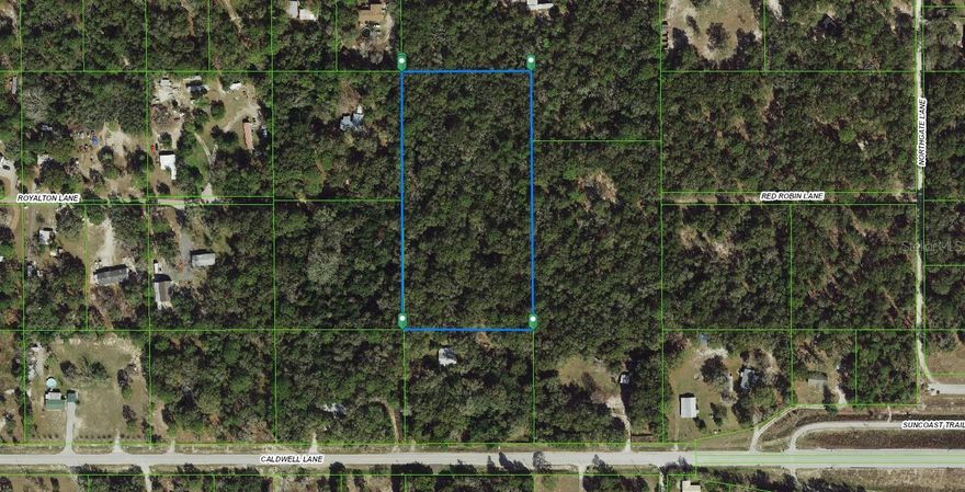 Burrowed just East of Shady Hills Road on Royalton Lane, just North of Caldwell Lane in Spring Hill is FIVE ACRES of vacant land, ready for it's next owner. Whether you are looking to own animals, plant your own garden, or simply live on NON-HOA land! This plot has a plethora of possibilities! This land also has two unique entrances, including the original access on Royalton Lane, as well as a special easement made, entering from Caldwell Lane, between 16519 Caldwell Lane and 16551 Caldwell Lane. The easement was recorded at the close of sale for the current owner. Call today for more info! SELLER MOTIVATED!