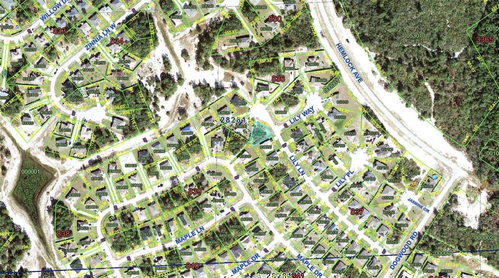 POINCIANA SUB NBRHD 2 VIL 8 - Land