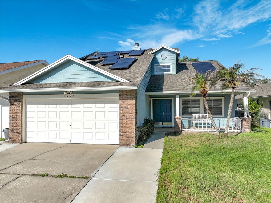 Beautifully renovated 3 bedroom 2.5 bath pool home located in the lake-centric community of Country Lane in Winter Park. Residents enjoy exclusive access to Lake Florence, offering kayaking, fishing, and scenic outdoor recreation just moments from home. Perfectly positioned on a premium lot with ample space, this property combines privacy, modern upgrades, and exceptional indoor-outdoor living.
Recently renovated, the home features brand-new interior paint and a stunning designer kitchen complete with quartz countertops, white shaker cabinetry, and stainless steel appliances. The oversized pool and expansive paver deck create the ideal setting for entertaining, relaxing, and sunbathing year-round. Additional updates include a 2022 roof for added peace of mind.
Inside, rich wood flooring flows throughout the home, complemented by soaring ceilings and a cozy fireplace in the family room. The oversized primary suite offers ample space for a king-sized bed, seating area, dresser, and more, while custom built-in closet organizers provide exceptional storage. A secondary upstairs bedroom also features custom closet systems.
The screened lanai seamlessly blends indoor and outdoor living and has been thoughtfully upgraded with elegant wood plank ceilings, creating a warm and inviting atmosphere overlooking the pool.
Conveniently located with easy access to SR-426 and SR-436, this home is less than five minutes from shopping, dining, entertainment, Trinity Preparatory School, Costco, Target, and vibrant downtown Winter Park.