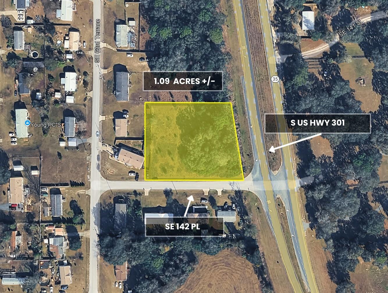 Corner SE 142ND PLACE & S US HWY 301