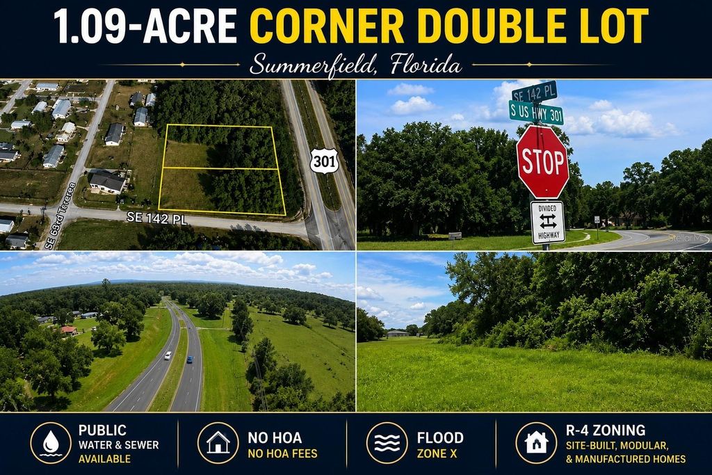 Photo of Corner SE 142nd Place &amp; S Us Hwy 301, Summerfield, FL 34491 (MLS # TB8528664)