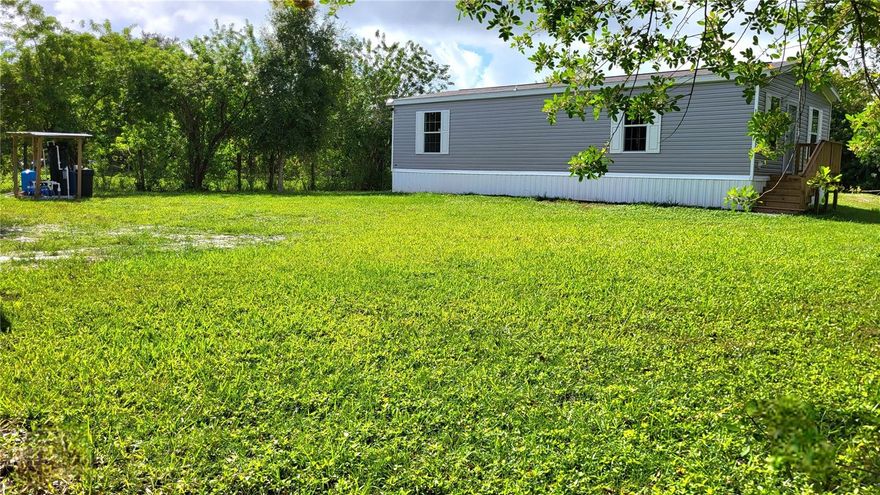 Take in the distant sounds of a rooster as you wake in your brand-new home on nearly a 1/2 acre. The fenced in spacious yard, complete with deep well, water filtration/softener system, rear septic, and partial concrete driveway, offer a blank canvas for your enhancements, landscaping and personal color pallet. Splendid, resilient, seamless flooring throughout. Ideal location near Rt 98 & 70 is a convenient commute to town or the coast. Make PLAYLAND PARK your next homestead. No HOA. No flood zone. No worries knowing this property is easy to finance and insure. Yes, everything is new for you!