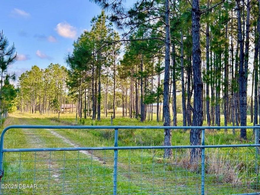 WELCOME TO THE FARM IN ORMOND!!! Amazing 20-acres with main barn, hay barn, storage shed, pond and solar-powered well.  This beautiful location is ready for your dream home! This property consists of 2 separate 10-acre parcels being sold together. Zoned for agriculture with all your farming needs! In addition to these 3 structures, there are 2 covered mobile areas for cows and horses. Main barn: 30x30 with concrete floor. Hay Barn: 24x16 enclosed area with large open and covered areas on each side. Storage shed: 20x10. A solar-powered well provides water to all pastures. The well is approx. 100 ft. deep, drilled 120 ft. with 3" casing. Property is cross fenced with hot wire. There is a cow pen with a head gate leading from the Hay Barn. Each lot is about 660x660. Owner will only sell the lots together as 20 acres total! This is an absolutely beautiful location to build your dream with your farm already started and prepared for animals you currently have!! All sizes are approximate. Sale also includes Parcel # 08-14-31-0000-01020-0011. Come see this gorgeous farm all ready for your new country home!