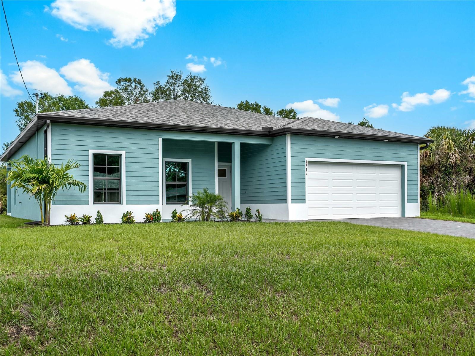 Stunning New Construction Home on Canal in North Port, FL!
Welcome to your dream home. This beautiful new construction property offers the perfect blend of modern luxury and serene waterfront living.
Property Highlights:
Prime Canal Frontage: Enjoy direct access to the tranquil freshwater canal, ideal for kayaking, fishing, or simply relishing the peaceful water views.
Whole House Generator Plug: Be prepared for any situation with a pre-installed generator plug, ensuring uninterrupted power during unforeseen events.
Wood-look Tile Flooring Throughout: The home features sleek tile flooring, providing a cohesive and low-maintenance living space.
Kitchen with Quartz Countertops: The modern kitchen boasts durable and stylish quartz countertops, offering both beauty and functionality for your culinary adventures.
Impact-Resistant Windows: Designed with safety in mind, the home is equipped with impact-resistant windows, providing enhanced protection during stormy weather.
Soaring 9'-10' Ceilings: Experience a sense of openness and grandeur with high ceilings that amplify the spaciousness of the home.
Upgraded Finishes: Every detail has been meticulously selected, from premium fixtures to high-quality materials.
Paver Driveway: The aesthetically pleasing paver driveway not only enhances curb appeal but also offers durability and easy maintenance.
Home Warranty: Purchase with confidence knowing the home comes with a comprehensive warranty, providing peace of mind for years to come.