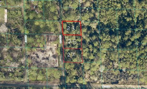 TBD LOTS 23, 25, 27 NE 68TH COURT CITRA FL 32113