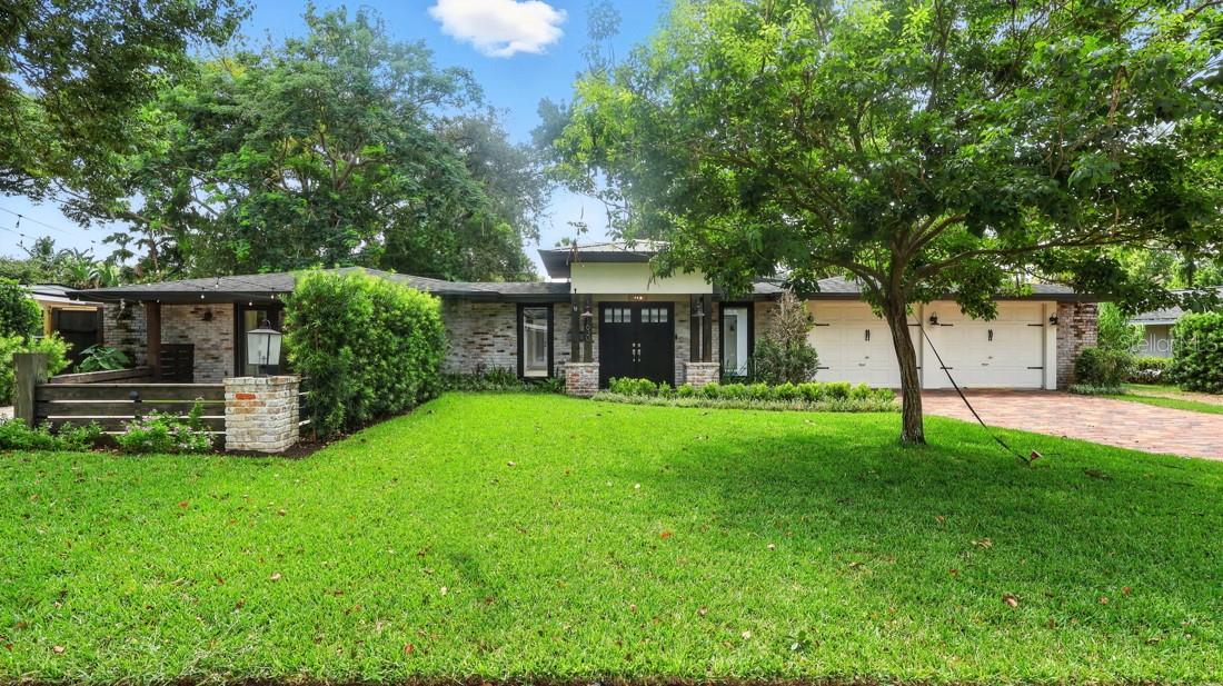 Welcome to 1630 Chinook Trail, a fully renovated custom patio-style home making its market debut. Designed by builder Phil Kerr and architect Alan Berman, this home features French doors from nearly every room opening to a sparkling pool. Inside you’ll find 3 bedrooms plus a den, guest suite with walk-in closet and ensuite bath, and a 4th bedroom converted into a spacious master closet that can easily be re-converted. The open floor plan boasts a chef’s kitchen with a 10-ft island, 2 dishwashers, double-wide fridge, double ovens with convection, pot filler, and gas range. Additional highlights include a gas fireplace, Nuvo sound system, tankless water heater, energy-efficient windows, and a 2-car garage with workshop space. Outdoors enjoy a travertine front patio, fenced backyard with deck and tree fort, and a resort-style pool with travertine decking, water feature, and gas heating. Located in the deeded lake access section with a private boat ramp into Lake Minnehaha and walking distance to top-rated schools and Maitland Community Park.
