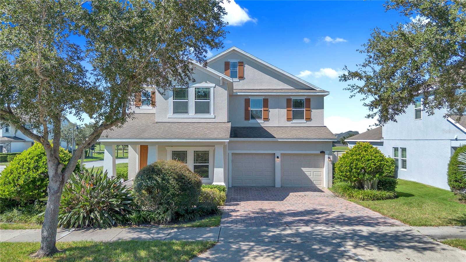 Stunning Move-In Ready Home in Gated Hickory Hammock! Welcome to this gorgeous 2-story home situated on a premium corner lot with tranquil pond views in the highly desirable Hickory Hammock community! This beautifully maintained residence offers 4 bedrooms, 3.5 bathrooms, a private den, and a spacious loft—providing the perfect layout for both everyday living and entertaining.
Step inside to find brand-new hybrid wood flooring installed throughout the home (excluding bathrooms and laundry room), adding a fresh and modern upgrade. The thoughtful floor plan features one bedroom conveniently located on the first level, ideal for guests or multigenerational living, while the primary suite, two additional bedrooms, and the loft are tucked upstairs for privacy. The upstairs laundry room adds everyday convenience.
Residents of Hickory Hammock enjoy resort-style living with exclusive access to a clubhouse, fitness center, large community pool, playground, tennis courts, a community dock, and scenic walking trails—all with low HOA dues and top-rated schools. Ideally located just minutes from Downtown Winter Garden, Winter Garden Village, and major highways, this home offers the best of both luxury and everyday practicality. Move in and experience vacation-style living every day!