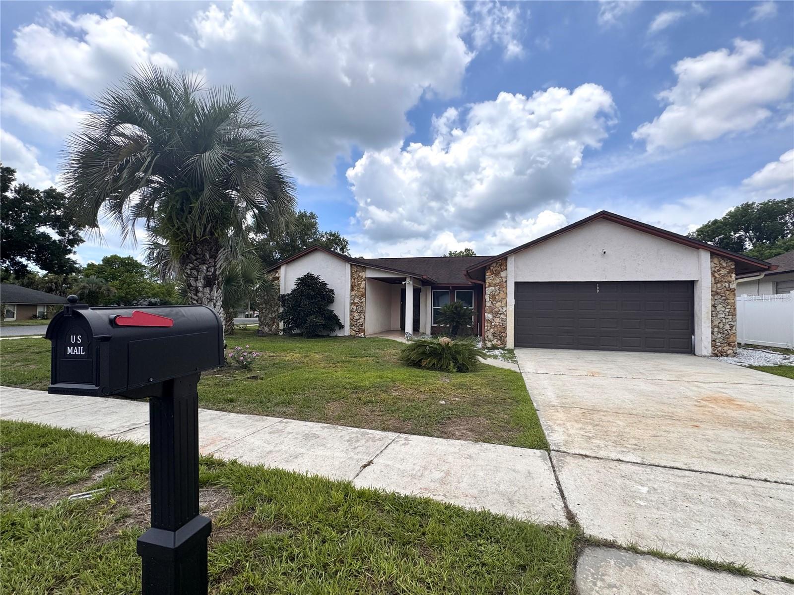 Welcome home to newly renovated 102 Spanish Oak Lane in Apopka! This 3 bedroom, 3 bathroom with a spare room is available now for move in! Upon entering, you are welcomed into the large living room which flows seamlessly to the kitchen and dining area. The kitchen features the refrigerator, range, over the range microwave as well as plenty of cabinetry and counter top space. The primary bedroom is well sized, with private access to the primary bath and walk in closet. The additional bedrooms are well sized. Rounding out this property is the two car garage and included washer and dryer.