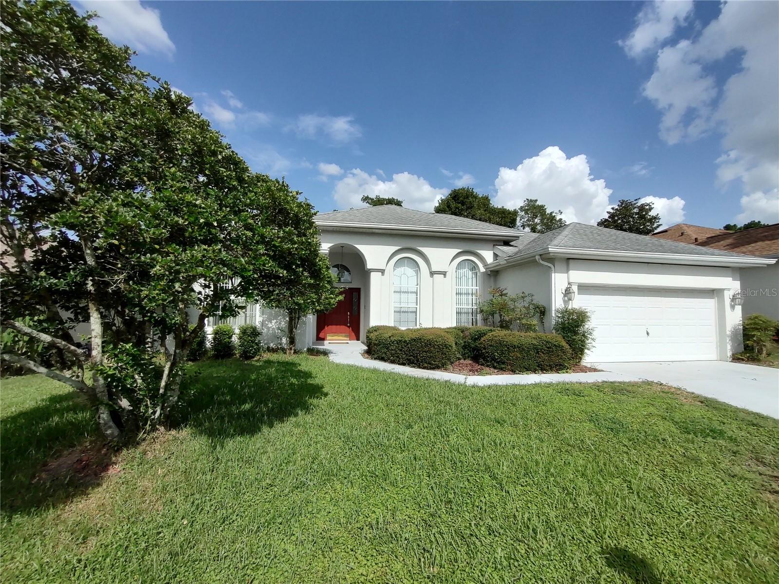 Enjoy Florida living at it's best in the wonderful 55+ Oak Run community. This long term rental is mostly furnished, you may only need your personal items to start enjoying this spacious home. The home features a large open floorplan with plenty of space to relax. There are 2 large bedrooms and 2 bathrooms. Enjoy your morning coffee in the enclosed lanai. There is an inside laundry area and a large 2 car garage. This rental requires that at least one resident must be over 55 years old and no one under 18 is permitted. Tenant screening and credit check will be required.