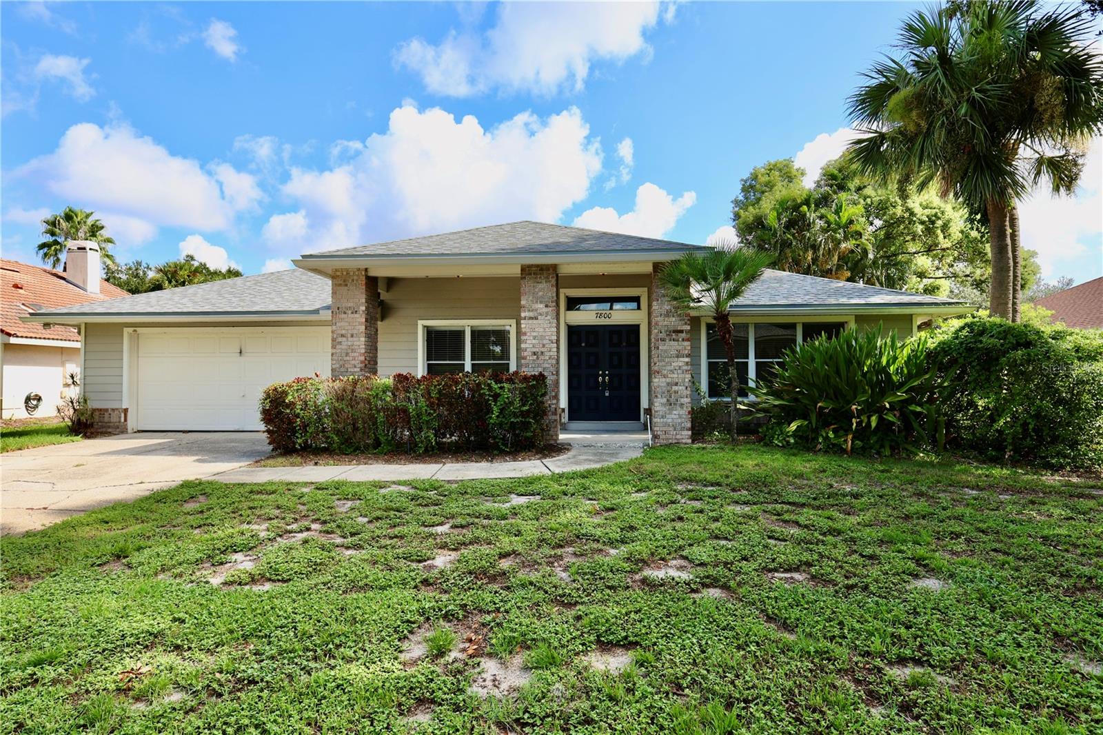Welcome to Sand Lake Point, one of the most sought-after communities in Dr. Phillips! This prime location places you just minutes from Walt Disney World, Universal Orlando, and SeaWorld, as well as the renowned Restaurant Row, The Mall at Millenia, International Drive, Orlando International Airport, and endless shopping, dining, and entertainment options. Few communities offer this blend of convenience, lifestyle, and natural beauty. This 4-bedroom, 2.5-bath home with a private pool offers tremendous value and an incredible opportunity for its next owner to make it their dream residence. The floor plan features both formal and casual living spaces, including a formal dining room and a formal den ideal for gatherings or quiet retreats. One of the bedrooms is already set up to function as a perfect home office, catering to today’s modern needs. At the heart of the home, the kitchen opens to the family room, allowing for seamless interaction and plenty of natural light. From here, large windows and French doors overlook the screened-in pool and patio, creating an inviting atmosphere for entertaining guests or relaxing poolside in your private oasis. The spacious bedrooms provide flexibility for family and guests alike. The primary suite offers serene views of the pool and yard, along with a generous walk-in closet. With thoughtful spaces throughout, this property is designed for both comfort and functionality. Life at Sand Lake Point also means enjoying exclusive community amenities, including a private boat ramp with access to Big Sand Lake, a community clubhouse, tennis courts, and more. Whether you prefer spending weekends on the water, lounging by the pool, or dining along Orlando’s best food scene just minutes away, this home offers it all. With its prime location, desirable community features, and strong value, this home is ready for its next chapter. Bring your vision, and transform it into the dream home you’ve always wanted. Recent updates include: Septic replaced 2018, HVAC 2022, Water Heater 2025, Roof 2023.