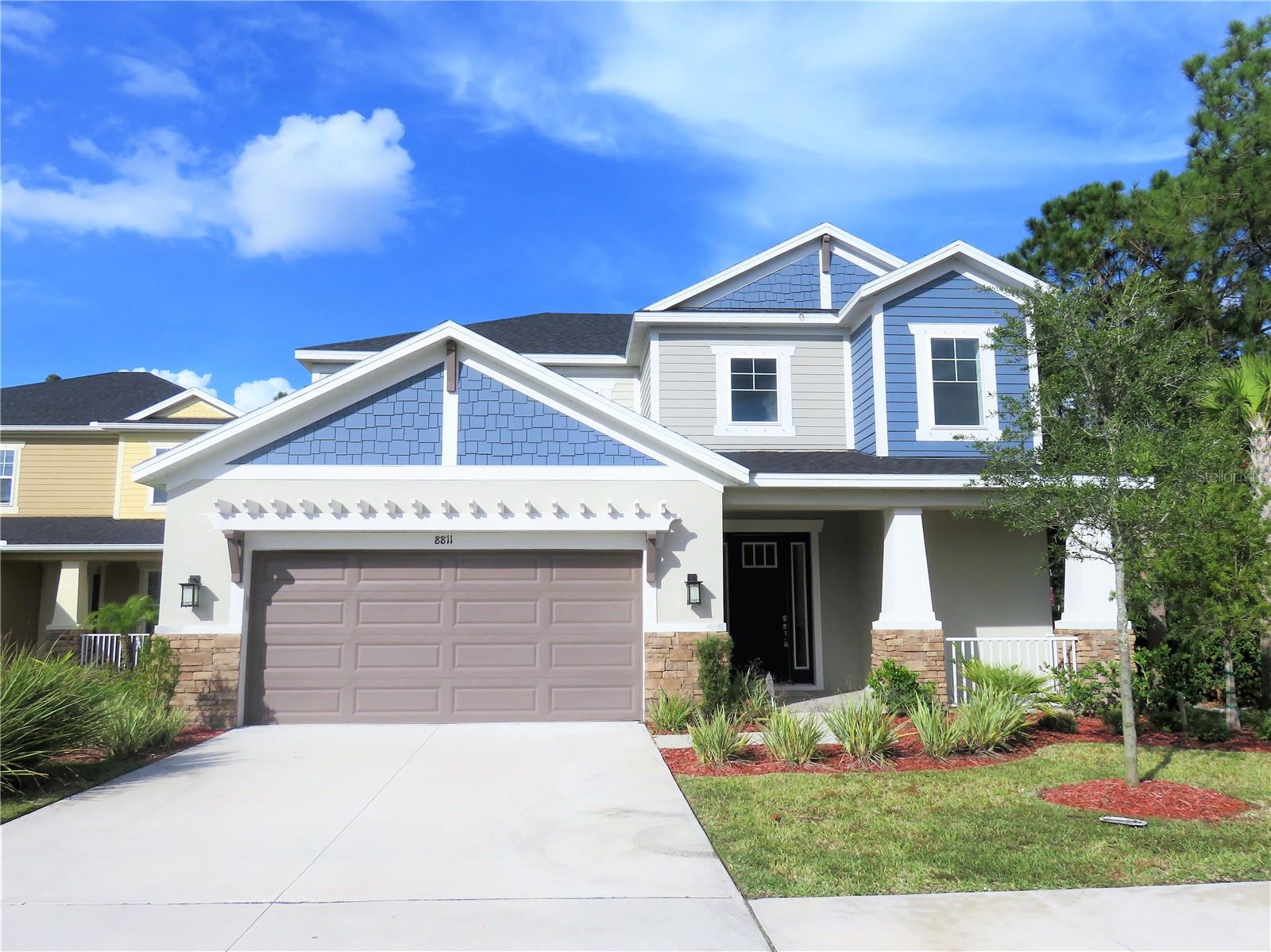 Experience the allure of The Palms at Citrus Park! This impressive 4-bedroom, 3-bathroom home with a bonus loft boasts exquisite designer details and custom finishes throughout. The kitchen, seamlessly integrated with the expansive family room, showcases built-in stainless-steel appliances, elegant wood cabinetry, bright granite countertops, and a generous island. Enjoy the convenience of a downstairs primary bedroom offering added privacy, complete with a picturesque bay window, plush carpeting, and a luxurious en-suite featuring dual vanities, an oversized glass enclosed shower, and a relaxing garden soaking tub. Upstairs, a spacious loft awaits, ideal for a game or media room, accompanied by three additional bedrooms and two full bathrooms adorned with matching granite and cabinetry. Nestled within the gated confines of The Palms at Citrus Park, this premier community also features a charming tot lot and community gazebo. Situated near top-rated schools and just moments away from the Tampa Bay Trail, shopping, restaurants, and the Veterans Expressway, this home offers unparalleled comfort and convenience. In addition to the advertised base rent, all residents are enrolled in the Resident Benefits Package (RBP) for $50.00/month which includes HVAC air filter delivery, credit building to help boost your credit score with timely rent payments, utility concierge service making utility connection a breeze during your move-in, and much more! More details upon application. Pets welcome, at owner's discretion. No Aggressive Breeds. Occupied, Available 10/15/2025!!