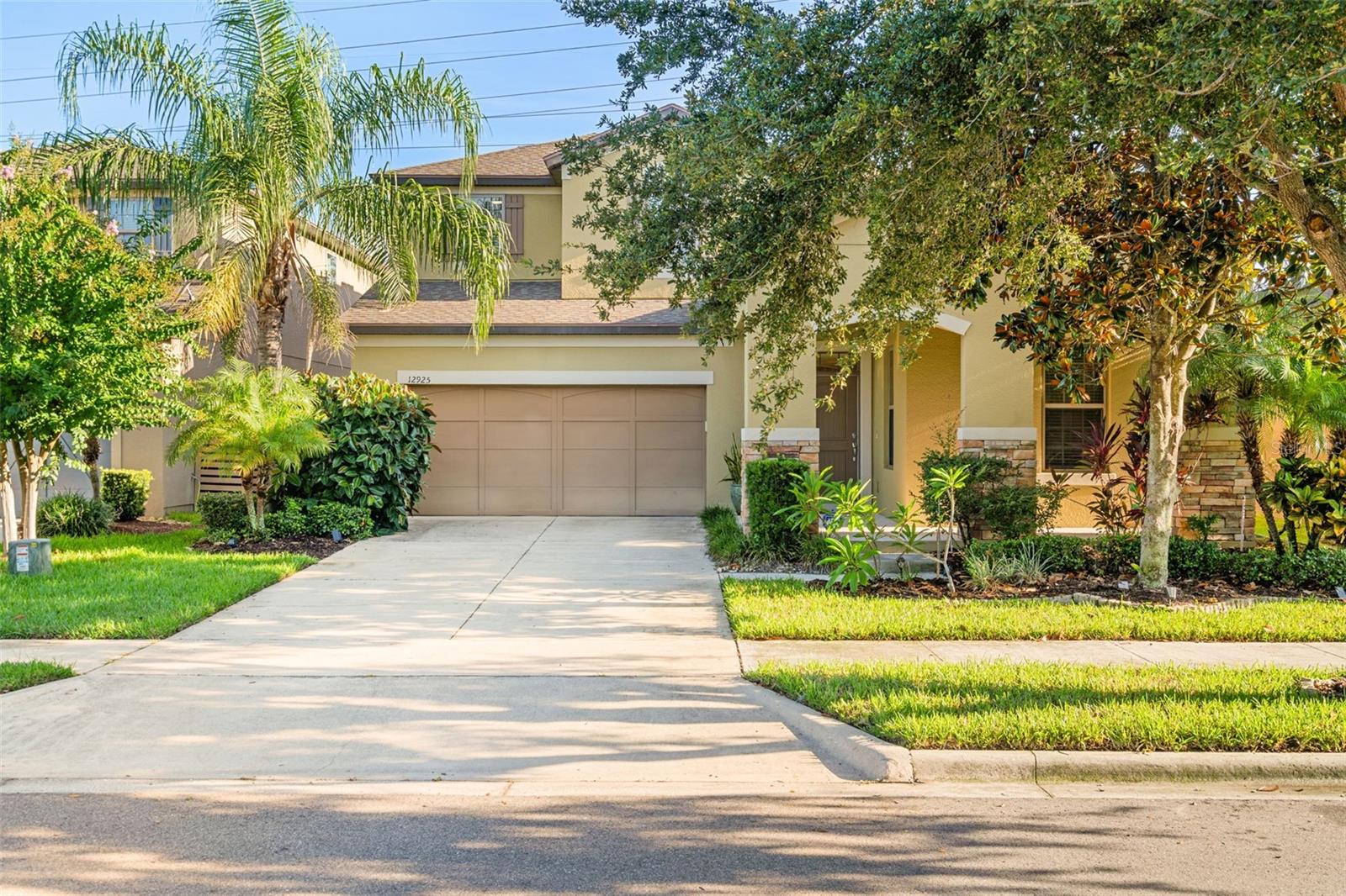 This splendid two-story home features four large bedrooms and 2.5 bathrooms. The true highlight of the home is its stunning, oversized kitchen, which has a huge amount of cabinet and counter space. Not one, but two islands provide a setting for casual dining and culinary creativity. The main floor offers a cozy first-floor bedroom for added convenience and flexibility, suitable for guests or as a multipurpose room.
Adjacent to the kitchen is a spacious pantry, which accommodates your organizational needs by adding necessary storage space that's also functional. As you step outside to discover a generous backyard with a covered patio private oasis perfect for relaxing and entertaining, with the notable advantage of having no rear neighbors. Upstairs, a large upper-floor loft offers an area for retreat and recreation, providing additional space that can adapt to your lifestyle. The luxurious upstairs laundry setup, complete with a large utility sink. The layout and design speaks to the home's functionality, which blends style with convenience.
Designed with an open-concept floor plan, this home invites natural light and fosters a sense of spaciousness, further enhancing the property's welcoming atmosphere. Elegance, comfort, and practicality are intertwined in every feature of this house.