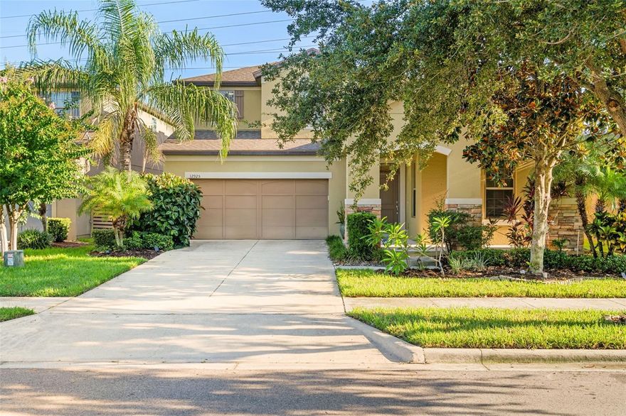 This splendid two-story home features four large bedrooms and 2.5 bathrooms. The true highlight of the home is its stunning, oversized kitchen, which has a huge amount of cabinet and counter space. Not one, but two islands provide a setting for casual dining and culinary creativity. The main floor offers a cozy first-floor bedroom for added convenience and flexibility, suitable for guests or as a multipurpose room.

Adjacent to the kitchen is a spacious pantry, which accommodates your organizational needs by adding necessary storage space that's also functional. As you step outside to discover a generous backyard with a covered patio private oasis perfect for relaxing and entertaining, with the notable advantage of having no rear neighbors. Upstairs, a large upper-floor loft offers an area for retreat and recreation, providing additional space that can adapt to your lifestyle. The luxurious upstairs laundry setup, complete with a large utility sink. The layout and design speaks to the home's functionality, which blends style with convenience.

Designed with an open-concept floor plan, this home invites natural light and fosters a sense of spaciousness, further enhancing the property's welcoming atmosphere. Elegance, comfort, and practicality are intertwined in every feature of this house.