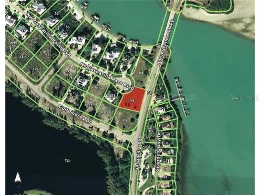 Desirable building lot on the North end of Boca Grande in an area of beautiful homes. Design your elevated home to have views of Gasparilla Sound and the Intracoastal Waterway and Lake Gasparilla. Please note, beach access is just a short walk away. Or, walk to dinner at the Boca Grande Resort. If you are considering having a dream home built on Boca Grande, consider the possibilities this lot offers.