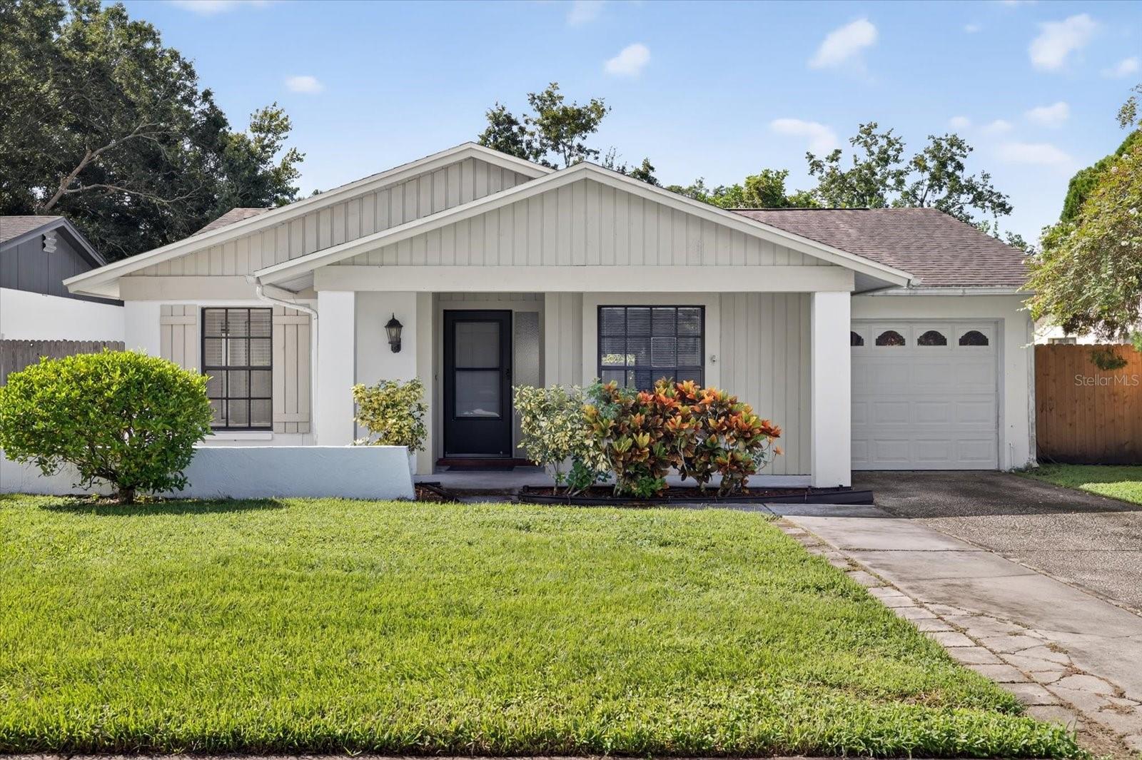 Welcome to this beautifully maintained 3-bedroom, 2-bathroom home with 1,285 sq. ft. of living space and a 2-car garage, located in the highly sought-after community of Palm Harbor. Presently sitting high and dry in Flood Zone X, no flood insurance is currently required—adding long-term peace of mind. Also currently Zoned for top-rated Palm Harbor schools (Highland Lakes, Carwise, and Palm Harbor University), this home is perfect for families looking to be in one of the best districts in Pinellas County. No present HOA as an added plus! Step inside to soaring vaulted ceilings and an open floorplan where the kitchen overlooks the great room—an ideal layout for entertaining and everyday living. The split bedroom design ensures privacy, while tile flooring flows seamlessly through the main living areas for easy maintenance. Freshly painted inside and out, this move-in-ready home also features a roof replaced in 2015 (per public records), giving buyers one less big-ticket item to worry about. Outside, the fenced backyard provides a private space for pets, play, or simply enjoying Florida evenings. Whether you’re a first-time homebuyer, downsizing, or an investor searching for a solid property in a high-demand area, this is an excellent opportunity. The location offers unbeatable accessibility to nearby shopping, dining, and major roadways—making the daily commute effortless and weekend fun just minutes away.