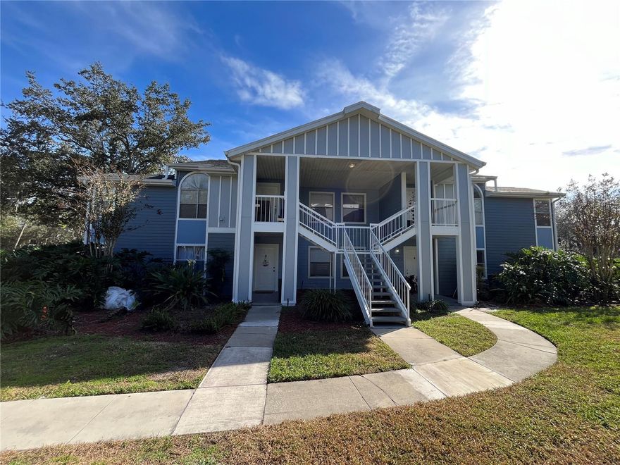 Welcome to your new home located in the highly sought after gated community
of Regency Park Condominiums. This exceptional first floor corner unit has been beautifully updated, with the
seller investing in many upgrades in the last couple of years 
to create a stylish and move in ready home. Recent improvements include
new flooring, fresh interior paint, a fully renovated bathroom, stainless steel appliances water heater and a new AC unit.
The home offers an open floor plan with elegant laminate flooring throughout, creating a warm and inviting
atmosphere. The modern kitchen is a chef’s delight, featuring stainless steel appliances, solid wood cabinets,
granite countertops, and a convenient breakfast bar.
The unit includes two bedrooms, highlighted by a spacious primary bedroom with a walk in closet, along with a
beautifully updated bathroom featuring a new single vanity and a shower/tub combination perfect for relaxing after
a long day.
Another feature of this home is the private screened-in porch just off the living room, ideal for outdoor
dining or simply enjoying the fresh air.
The community of Regency Park at Lake Mary offers an impressive array of amenities, including multiple pools, a
fishing pier on the lake, designated BBQ areas, and a fully equipped fitness center.
The location is unbeatable nestled in the heart of Seminole County, known for its excellent schools, abundant
shopping, diverse dining options, and convenient access to major highways for easy commuting.
This unit presents a fantastic opportunity for both homeowners and investors, offering the perfect blend of comfort,
convenience, and community living.
Don’t miss your chance to own a piece of this vibrant community. Schedule your
private showing today