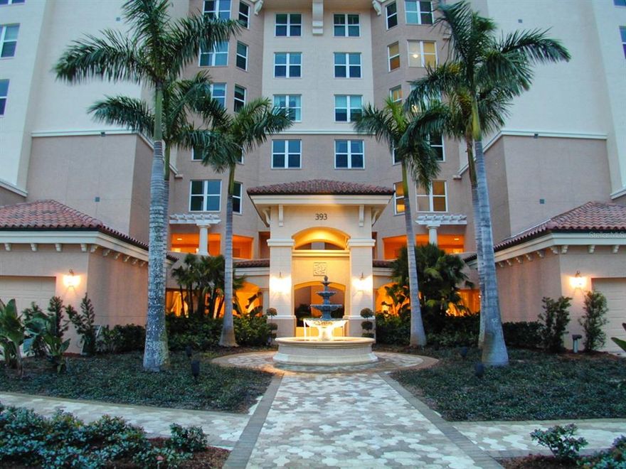 This picture-perfect 3 bedroom, 3 bath condo offers the perfect living space for those who seek luxury and comfort in a country club community. The elevator opens to your private foyer and upon entry you know you have entered a special sanctuary.   Meticulously maintained, it has many custom features including an eat in kitchen with designer backsplash, granite counters, solid wood 42” upper cabinets and a Subzero refrigerator all in neutral tones.  Beautiful solid wood Brazilian floors installed on the diagonal throughout, designer lighting fixtures, and custom designed silk drapes lend an air of elegance and uniqueness to this unit.  This is not a cookie cutter look as many in the towers are.  The Den/third bedroom has a custom designed built-in desk and lots of custom shelving.  This is a perfect space for a pull-out couch for extra guests, but also be used as an office for the owner. The laundry room has an abundance of storage cabinets, and the guest bedroom and bath are situated away from the main living area for added privacy. You’ll have your own climate-controlled storage area and convenient parking under the building, and be just steps away from the elevator.  Your quiet and private balcony overlooks a preserve and features wonderful bay breezes as well as good views of the intracoastal waterway.  Your eyes are immediately drawn to the mesmerizing views of the glorious sunsets and native birds on flight throughout the preserve.  Peace of mind security with 24/7 guarded gate entry, coded building access, coded private elevators and building backup generator make for a lifestyle of easy living in the luxury and security of the Meridian II Towers at The Oaks.  Spend a sunny Florida day at the Meridian residents-only pool with spa and fitness room, just steps from your building.  Stroll the sidewalks through this beautiful preserve community or enjoy the lifestyle and many activities as a member of The Oaks Club. The Oaks Club membership is required, social or equity, which offers you exclusive privileges of two 18-hole championship golf courses, four pickleball courts, 12 Har-Tru tennis courts, croquet, bocce, gourmet dining in three restaurants, fitness and wellness centers and an Olympic size pool.  Ready for immediate occupancy.