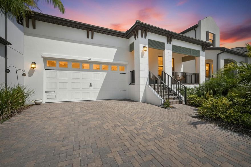 Discover this well-designed single-story Lennar-built Venice model in Antigua Cove within the Southshore Yacht Club community of Ruskin, offering 3 bedrooms, 2.5 bathrooms, and approximately 1,985 square feet, built in 2024, with manufacturer warranties remaining on appliances.
The open-concept layout features a spacious living and dining area with high ceilings, ceramic tile flooring, and abundant natural light, creating a clean and functional flow for everyday living. The kitchen serves as the centerpiece, anchored by an oversized island, solid wood cabinetry, stone countertops, and built-in appliances, making it both a functional workspace and a natural gathering point.
The primary suite is positioned as a private retreat within the split-bedroom design, offering a walk-in closet and a well-appointed en-suite bath. Tray ceilings and recessed lighting act as a subtle design focal point, while cohesive finishes throughout contribute to a clean, modern aesthetic.
Outdoor living is a standout feature, featuring a covered and screened lanai and a fully fenced backyard, backing to a conservation area that provides added privacy and a natural, open setting. The coastal-inspired exterior presents a strong architectural highlight, complemented by a paver driveway, landscaping, and an elevated entry.
Additional enhancements such as an in-wall pest control system, water softener, and water purification system provide elevated details that support everyday convenience. Large sliding glass doors create a seamless transition between indoor and outdoor living, acting as a defining feature that enhances natural light and flow.
Southshore Yacht Club delivers a true waterfront lifestyle centered around boating, recreation, and everyday convenience, serving as a distinctive element of this property. Residents enjoy direct access to Tampa Bay and the Gulf with no locks, along with a private marina offering boat slips with water and electricity. The community is designed around coastal living, with opportunities for fishing, kayaking, paddle boarding, and sunset views along the water. Resort-style amenities include a waterfront clubhouse, expansive pool, fitness center, and social spaces, while nearby waterfront dining and golf cart accessibility enhance everyday living. Walking paths, green spaces, and a well-planned layout create an active and connected environment.
The location places you within convenient reach of St. Pete, Apollo Beach, and Tampa, offering access to beaches, shopping, dining, and major roadways.
This property’s combination of thoughtful design, privacy, and coastal setting stands as the feature that sets it apart, delivering a balanced Florida lifestyle within a premier waterfront community.