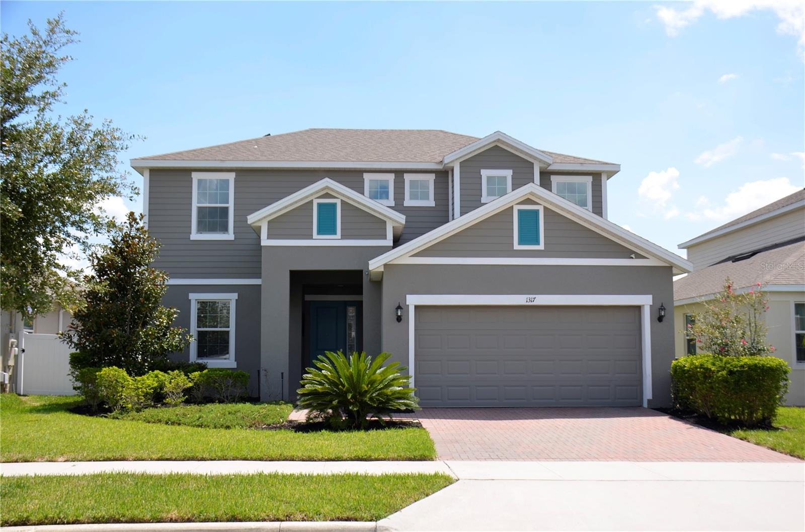 Welcome Home to this beautiful and MOVE IN READY 4 bedroom, 3 bath home built by Park Square Homes in 2021. This home offers a spacious layout with a large guest bedroom on the first floor, gourmet styled kitchen that is open to the family room, a flex room that is currently used as a dining room, large backyard, spacious second floor primary suite and numerous upgrades throughout.
Designed for modern living, the home comes equipped with solar panels (to be paid off at closing) to reduce your electric bills and a whole-home water filtration system for added comfort.
Perfectly situated in Davenport, you’ll be minutes from world-famous theme parks, AdventHealth Hospital, and Posner Park’s shopping, dining, and entertainment.
Located in a quaint community featuring a refreshing pool, low HOA fees, and NO CDD, this home blends convenience, savings, and lifestyle in one perfect package. Best of all, it can be yours before the holidays—making it the ideal place to create lasting memories with family and friends.
Don’t delay call today to schedule a showing today before this opportunity passes you by!
*If exact square footage and room size is a concern the home should be independently measured by buyer or buyers agent. Information deemed reliable but not guaranteed. Parties are advised to verify.