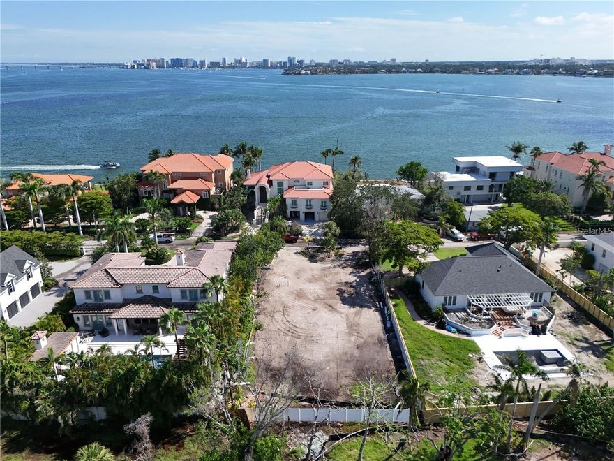 Pre-Construction. To be built. Welcome to this beautiful piece of land that is offered in the middle of this great community and street on Norsota Way. This land offers walking distance to the North Bridge, a golf cart ride to the Siesta key village, and the luxury of fine dining in the heart of Southside Village. Here on this piece of dirt, the lot has been already prepared for a house to be built by your preferred builder. This lot recently had a home on there that has been demoed, trees’ been cleared and uprooted for a building structure, brand new fence that has been surrounded the property, and the dirt leveled for a new construction home ready to be built. This piece of property could be yours so please call and set up an appointment to view. This is the price of the land only.  The rendering of home is available with full plan set ready to go for us to build or for and your own builder.  Please call for details.