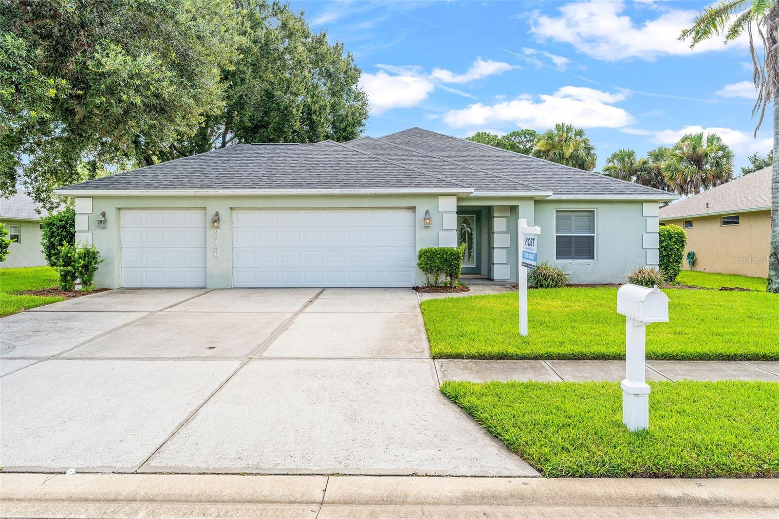 Discover your dream getaway at 2759 Turnbull Cove Drive, nestled in the serene enclave of New Smyrna Beach, FL. This charming 1,980 sq ft home boasts 3 spacious bedrooms and 2 full bathrooms, offering ample space for relaxation and privacy. Step inside and be greeted by an inviting open floor plan that seamlessly blends living and dining areas, creating the perfect ambiance for entertaining guests or enjoying quiet family evenings. The natural light pouring in through the windows illuminates every corner, enhancing the warm and welcoming atmosphere. Imagine preparing delightful meals in a kitchen designed for both functionality and style, with plenty of room for culinary creativity. The master suite serves as a tranquil retreat, complete with its own private bath, ensuring a serene start and end to each day. Outside, the property offers a canvas for your outdoor living dreams, whether it's a pool party, hosting barbecues, a round of golf or simply soaking up the Florida sunshine. For added tenant convenience, both pool care and lawn care are included as well as a washer and dryer! Located in a peaceful neighborhood, this home provides easy access to New Smyrna Beach's vibrant community, renowned for its charming shops, restaurants, and stunning coastline. Make 2759 Turnbull Cove Drive your sanctuary and experience the perfect blend of comfort and coastal living. Tenant requirements include: minimum gross household income of 3x the monthly rent amount, a favorable background and credit screening, favorable rental history and references, proof of income/employment. A security deposit (same as rent) is due upon applicant approval (within 24 hours) to mark listing as Pending. First month rent and last month's rent are due 7 business days prior to lease start date. The owner does not allow smoking in or around the home. Tenants are required to provide proof of renter's insurance and a $1/month convenience fee applies for use of management platform and tenant portal. Tenants are responsible to pay all utilities and put in their name. Lease agreements are drafted by an attorney and are non-negotiable. Please review these requirements BEFORE requesting a showing. After viewing, listing agent will provide application link, upon request. Each adult over age 18 must apply. Application fee is $100 per applicant. If a tenant-prospect chooses to apply for one of our rental properties, that DOES NOT guarantee that the prospect's application will be approved. The application fee is NON-REFUNDABLE. Tenant approval is contingent on a lease start date within 35 days of application.