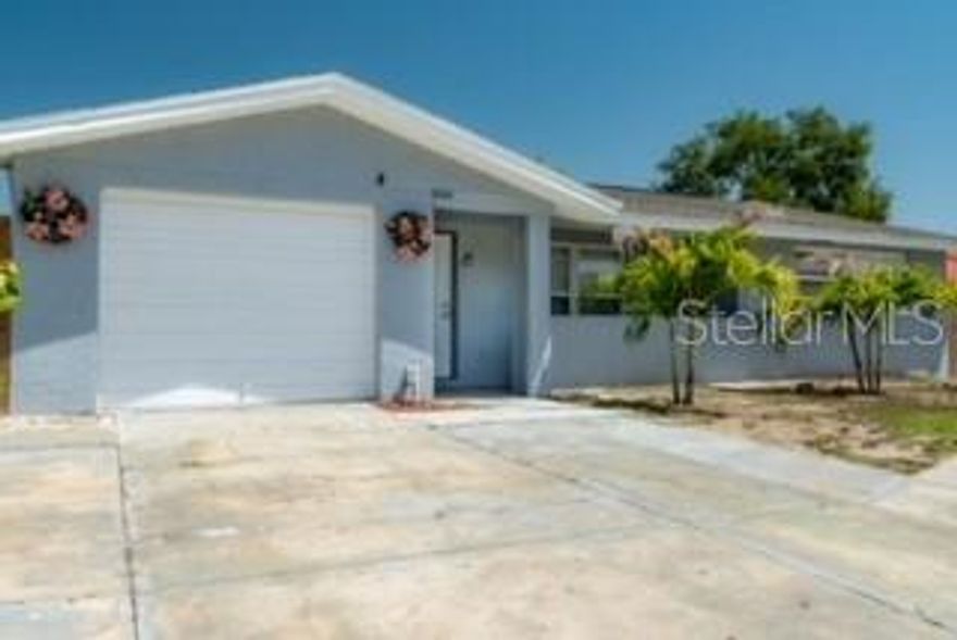 This wonderful home is truly a sight to see! Open the beautiful doors to the 3 bed/2.5 bath home of your dreams, made with quality materials and modern touches with great lighting all throughout. Roof 2021, HVAC 2022, NEW cabinets and quartz countertop. With a dazzle of luxury, the gorgeous newly remodeled kitchen is equipped with stainless steel refrigerator, microwave, and range, nice stone countertops and new cabinetry. Enjoy the spacious backyard which includes a covered patio and pool, just perfect for hosting family events and games. Situated in a nice Pasco County neighborhood, come live the suburban lifestyle you've been waiting for! No HOA fees or CDD!