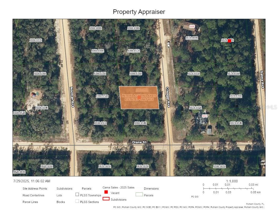 Nestled in the peaceful community of Interlachen Lake Estates, this vacant lot offers the perfect opportunity to build your dream home or place a mobile home in a serene Florida setting. Located in Interlachen, a charming small town in Putnam County, this property sits in a X Flood Zone—meaning no flood insurance is required—and comes with no HOA fees, giving you the freedom to create the lifestyle you want.
The lot has electricity nearby and is spacious enough to accommodate a pool, outdoor entertaining space, or workshop. Whether you're looking to build a single-family home or bring in a mobile home, this flexible property offers a great foundation.
Interlachen Lake Estates is surrounded by nature and dotted with beautiful lakes perfect for fishing, kayaking, and boating. The area is known for its laid-back lifestyle, and residents enjoy access to parks, hiking trails, and picnic areas. Just a short drive away, downtown Interlachen offers local shops, restaurants, and community events that reflect the town’s small-town charm and friendly atmosphere.
Whether you're building your forever home or investing in land for the future, this property gives you space, freedom, and access to all that makes Interlachen special.