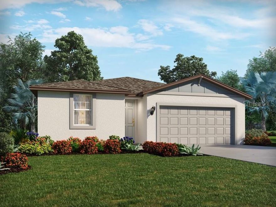 Under Construction. Brand new, energy-efficient home available by Jun 2026! The Bluebell floorplan offers an open-concept floorplan featuring 3 bedrooms, 2 bathrooms and a 2-car garage. The spacious kitchen overlooks the great room, dining nook and outside patio. Salt Meadows offers new single-family homes in Parrish, FL with a variety of floorplans, both single-story and two-story. Residents will enjoy resort-style amenities including a large community pool, clubhouse with fitness center, sports courts, playground and more. With close proximity to I-75, this community offers easy access to St. Pete, Bradenton, Sarasota and beautiful gulf coast beaches. Schedule a tour today.  Each of our homes is built with innovative, energy-efficient features designed to help you enjoy more savings, better health, real comfort and peace of mind.