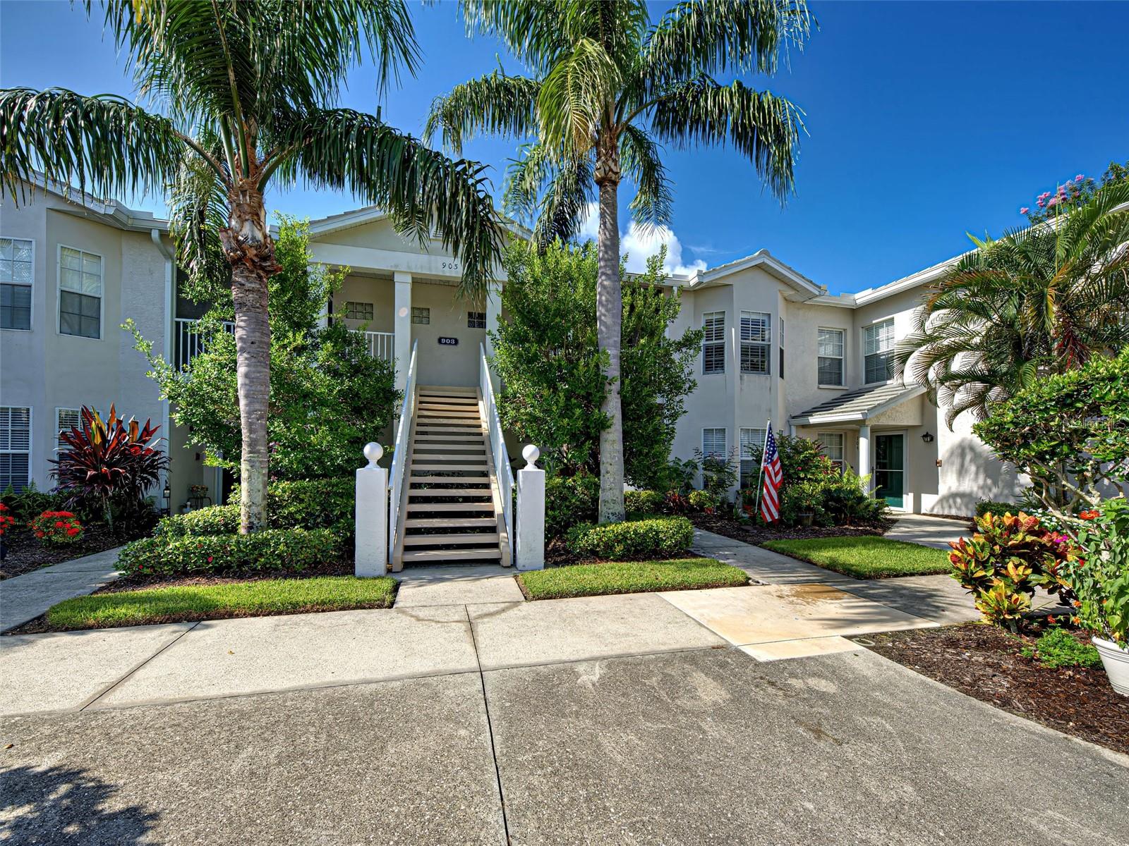 GORGEOUS LAKEFRONT, FURNISHED 2 BEDROOM CONDO AWAITS YOU! This beautiful home is in the sought-after Gated & Deed Restricted Community of St. Andrews Park in Plantation Golf and Country Club. Perfect location, great shopping & restaurants in historic downtown Venice on the Gulf, absolutely incredible. You enter the condo through the screened entrance that opens into the foyer area. Open views of the living room, kitchen and dining area, with cathedral ceilings. A great open space for relaxing or entertaining. The kitchen has a breakfast bar and spacious counter for the chef in the family. The large master bedroom with walk-in closets, new laminate flooring with ensuite master bathroom, double vanity sinks & spacious shower. The split, second bedroom and bath located in the front of the home perfect for privacy & guests. The living room is attached to the Florida Room that has screened sliders and large windows giving that wide open relaxing view of the lake. There is indoor laundry/ utility room with nice storage area. Adding to this perfect package is the 1 car garage, as well as an outside parking space. ROOF IS 3 YEARS OLD !! New air conditioner 2024. The landscaping is gorgeous & well maintained. Enjoy the heated pool walking distance away. There is access to three pools within the community. Community is pet friendly. Venice is a quaint coastal town filled with unique adventures, beaches, Venice Little Theater, a new Library, Venice Performing Arts await your enjoyment, not to mention just a few minutes' drive up north to the cultural Sarasota with Ringling Art Museum, Shelby Botanical Gardens and Mote Marine Aquarium. Great access to I-75 and three major airports. Outdoor recreation, golfing, boating, fishing, some of the best in the world. 10 minutes to gorgeous Gulf Beaches. Check out the optional memberships that are available at Plantation Golf & Country Club. The Atlanta Braves Stadium has year-round events and activities located at Wellen Park, a short drive, awesome restaurants, shopping and music in the square, for your enjoyment. There is something for everyone. Whether you seek a permanent residence, a vacation getaway, or a lucrative investment opportunity, this home embodies the essence of Florida living, promising a life filled with sun, leisure and serenity. Don’t miss your chance to own a piece of paradise. Come on down. Don’t wait …this condo will not be on the market long.