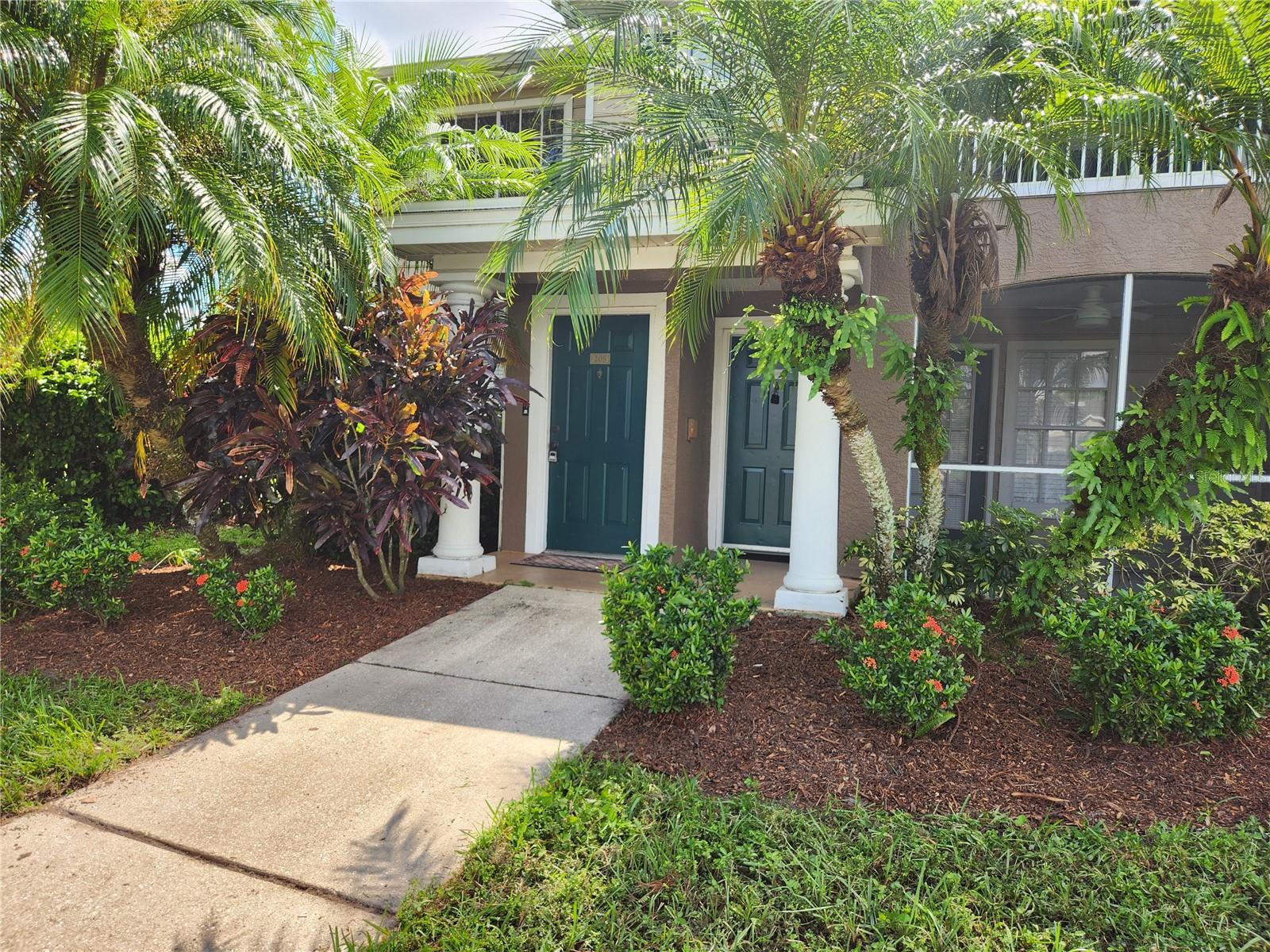 FIRST FLOOR WITH LAKE VIEW! AVAILABLE FOR ANNUAL LEASE: 2 BEDROOMS, 2 BATHS. LAKEFRONT CONDO AT The Village at Town Park, Lakewood Ranch. Completely updated with new paint, new carpet, granite counters, upgraded cabinets, high-end Stainless Steel Appliances. Main living area is all Tile, and both Bedrooms have brand new carpet. Combination Living/Dining rooms, open to the Kitchen with a breakfast bar for bar stools. French door opens to front Screened Porch, with lovely Lakefront & Fountain views! This unit is a corner one, so Primary Bedroom has front & side windows. Ensuite upgraded Bathroom & large Walk-in closet. 2nd Bedroom also has a walk-in closet. Laundry closet has Full size Washer & Dryer included. 2nd Bathroom is also upgraded. This Lakewood Ranch complex has a resort-style heated pool & spa, Fitness Center, Playground, Beach Volleyball court, BBQ & Picnic area, Car wash area, and lots of Sidewalk trails around the lush grounds & several Lakes. Just down the road is Lakewood Main Street Cinema, Restaurants, events & LWR Hospital. UTC Mall on the other side of I-75, and convenient to SRQ & TPA airports. Rent here & enjoy all that Lakewood Ranch area amenities. Rent includes water/sewer & trash. First, last & Security to move in.