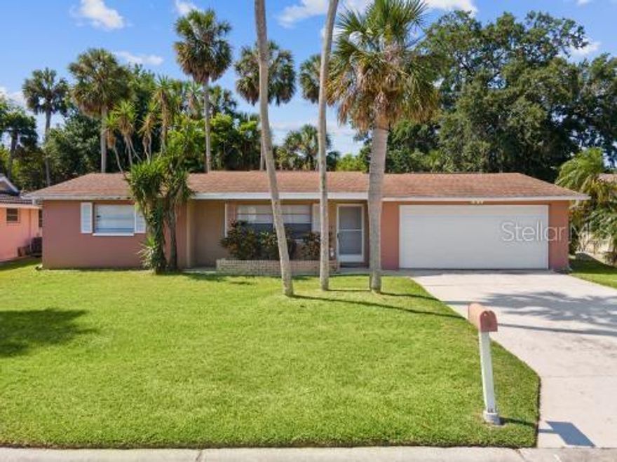 Priced to sell Within a Private Beach and Private Park COMMUNITY. This 2-bedroom, 2-bathroom, 2-car garage PLUS separate Family Room and Living Room, is situated in Gulf Harbors, a beautiful waterfront, golf cart friendly community that has the only Private community Beach on the Gulf in Florida. The home has been updated with modern design and is ready to welcome its new owners. Updated and remodeled and GORGEOUS! THE KITCHEN FEATURES plenty of CABINETS, UPGRADED Granite COUNTERTOPS, Dishwasher, Range/Oven, microwave and Refrigerator. All Tile throughout the home. Screened patio in rear overlooking lush tropical conservation area.  Whether you are looking for a full time Homesteaded residence, winter Home or a wonderful rental property, you don't want to miss this one! Gulf Harbors has a steady calendar of community events at the Private Beach and at the Civic Center with opportunities to connect with neighbors. THE Gulf of Mexico AMENITIES make Gulf Harbors A ONE OF A KIND community. For a optional minimum annual fee PER YEAR, Residents can JOIN THE GULF FRONT BEACH CLUB ($240/yr), which is a Private shoreline oasis where Sunset's are a nightly highlight and is equipped with restrooms, cabanas and grills. Do you need a place to launch your boat? Homeowner's can Join the optional CIVIC ASSOCIATION $125/yr) and have access to two boat launches. Enjoy a variety of dining, entertainment, local hangouts, shopping, parks, music, pickleball courts, restaurants, shopping, and only 45 min to Tampa International Airport. Some of Florida's most magnificent public beaches are a short drive away. There is NO Homeowners Association in the community. There are Deed Restrictions. Schedule your private showing today. Seller is a licensed Realtor.