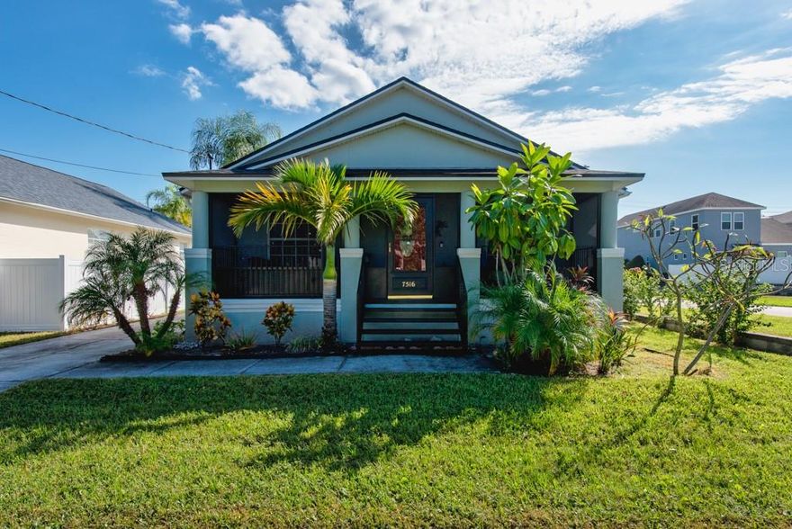 Effortlessly combining charm, comfort, and convenience, this South Tampa bungalow offers the perfect balance of modern updates and easy living. Built in 2001 and thoughtfully maintained, this 3-bedroom, 2-bath home spans 1,280 square feet with an open-concept layout that’s both functional and inviting. Step inside to a light-filled living area with laminate flooring that flows seamlessly into the spacious kitchen—tastefully updated with stainless steel appliances, a breakfast bar, and tile flooring for easy upkeep. The split-bedroom floor plan ensures privacy, with cozy carpeted bedrooms providing a comfortable retreat at the end of the day. Unwind on the screened-in front porch, perfect for morning coffee or evening relaxation, or take advantage of the generous corner lot offering a private fenced backyard—ideal for entertaining, gardening, or simply enjoying Florida’s sunshine. The extended double-wide concrete driveway and oversized 1-car garage provide ample parking for you and your guests. Practical updates include a new roof (2024) and no HOA, giving you peace of mind and flexibility. Situated in one of Tampa’s most desirable areas, this home is minutes from MacDill Air Force Base, downtown Tampa, and the best of South Tampa’s dining, shopping, and entertainment. Enjoy quick access to major routes—just 5 minutes to MacDill’s main gate, 20 minutes to downtown Tampa, 30 minutes to downtown St. Pete, and 40 minutes to the Gulf Coast’s white sandy beaches. This home combines modern updates, a prime location, and outdoor space to give you a lifestyle that’s both convenient and welcoming—perfect for first-time buyers, families, or those looking to enjoy all that Tampa has to offer. ***FREE 1/0 Rate Buy Down when using the seller's preferred lender!***