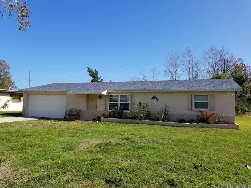 New Roof in 2016- New AC replaced 2017-Windows all double pane glass and Slider replaced in 2015. Oversized one car garage garage with new door to back yard.Large, 20x12- Florida Room enclosed with windows just off kitchen.This Open Floor plan Home is spacious and move in ready! Affordable home, close to shopping, schools and US-1 or I-95. ;Water: City