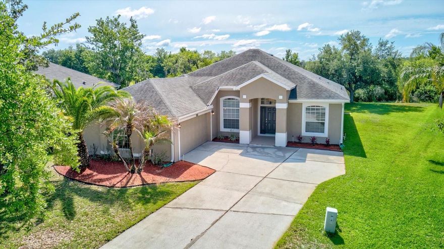 Experience the best of Florida living in this beautifully maintained single-story home, offering 4 bedrooms and 2 bathrooms. The standout feature is the expansive covered and screened patio—truly an outdoor living space the size of an additional living area—overlooking a serene conservation area. Enjoy exceptional privacy and peaceful views, perfect for relaxing or entertaining year-round. Inside, the thoughtfully designed split floor plan provides both functionality and comfort. You’ll find formal living and dining rooms, along with a spacious family room that seamlessly connects to the kitchen and breakfast nook—ideal for everyday living and gatherings. The primary suite is privately situated on one side of the home, while three additional bedrooms are located on the opposite side. This home has been well cared for, with key updates including a new roof (2018), a new A/C system (2024), new exterior paint (2026), and epoxy garage flooring. The washer and dryer are also newer front-loading models. The huge outdoor living space has been upgraded with sliding windows on the left side and offers an unparalleled amount of privacy with a view that makes your heart grow fonder of your Florida surroundings every day. Situated on a quiet cul-de-sac, the property offers extra space between neighboring homes and sits on a generously sized lot—enhancing both privacy and curb appeal. Located in the highly desirable, guard-gated community of Stoneybrook, you'll enjoy access to world-class amenities including a state-of-the-art clubhouse, a fully equipped fitness center, a large community pool, a playground, a vita-course, sports fields, basketball courts, tennis courts, pickleball courts and walking trails. Within the guarded gates at Stoneybrook you will feel safe and at home while enjoying the A-rated schools this area is zoned for. Shopping, UCF, MCO Airport, and many of Central Florida’s major employers are close by and access to 528 as well as 417, and 408 is quick and easy. Don’t miss this once in a lifetime opportunity to become a part of Stoneybrook – a place like no other!