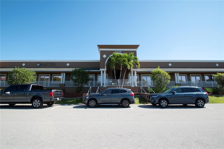 This medical office space is conveniently located across from Bayfront Hospital in Punta Gorda. The layout features a reception area, waiting room, two bathrooms, four wet exam rooms, two offices, a break room, and a nurses' station.

 Information is obtained from trusted sources but should be independently verified. Subject to errors and omissions.