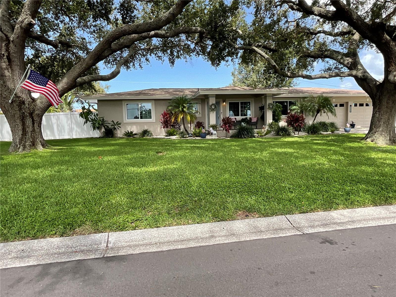 Welcome to a charming 3-bedroom, 2-bathroom home in a sought-after Seminole neighborhood, just minutes from beaches, restaurants, and great shopping. This 1900-square-foot residents includes a large lot, oversized 2- car garage with plenty of storage, offering both comfort and convenience. Outside enjoy a spacious oasis with a Limestone patio and a deck surrounding a sparkling pool and a spa with heating and cooling for year-round use. Limestone is a popular choice due to it's durability, natural beauty, and slip-resistant properties it's ability to withstand foot-traffic, resist moisture , and remain cool underfoot makes it an ideal choice for the patio and decking. A built-in-fire-pit creates a cozy spot for gatherings or quiet evenings. This well-maintained home features a modern roof, fresh New Sherwin Williams exterior paint, and a brand New energy-efficient low-E hurricane impact windows. The updated kitchen boasts stainless steel appliances and maple wood cabinets, paired with a Newer electrical panel, Newer A/C duct work, and a handy indoor laundry room. The fenced in backyard, with a durable vinyl fencing and two gates, is accented by Newer gutters and tidy landscaping for added privacy and appeal. Perfect for entertaining or relaxing, this Seminole home is a wonderful blend of coastal style and practicality.
Recent upgrades(2020-2021)
* 2020-21:New Roof, New Gutters, Pool with Spa, New Electrical Panel.
* 2023:New ductwork, Updated bathrooms.
* 2025: All New Energy-efficient top hurricane proof windows and New exterior paint.