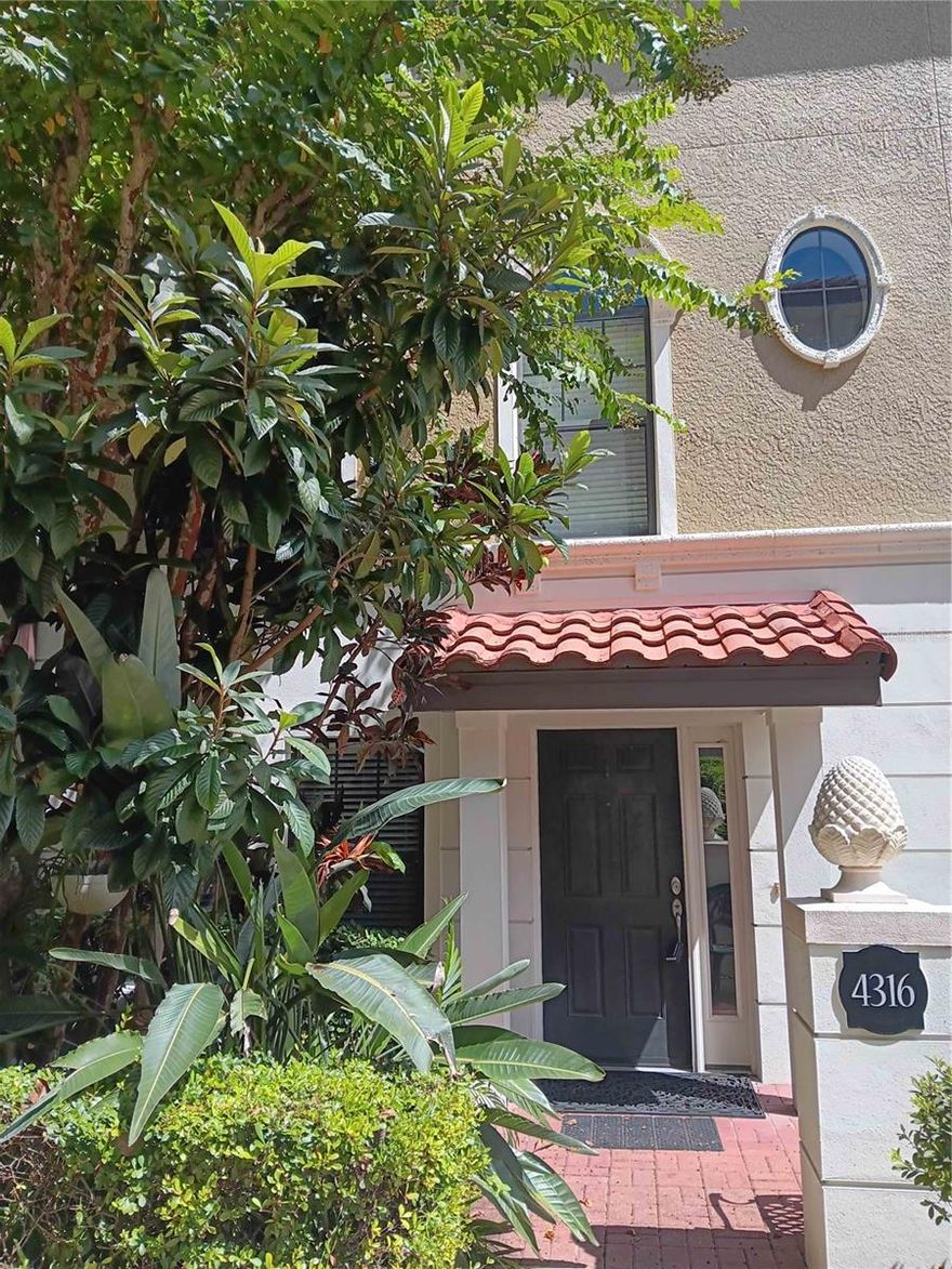 This is a beautiful Town Home with WATER VIEW in the highly desired Fountain Parke Community in the heart of Lake Mary. This  4 bedroom, 3 1/2 bath home has a private ELEVATOR making it perfect for Seniors or bringing in the groceries. There is no carpet in the entire home with ceramic tile and hard wood-like flooring throughout. First floor includes a guest suite with full bath and walk-in shower. Also perfect for study/office. and entry to the rear entry 2 car garage making parking convenient and so easy.  The second floor features a living room area complete with an electric fireplace,  dining area, and a spacious  kitchen with 42 in cabinets, granite counters and stainless steel appliances. Also on the second floor is a half bath and a full laundry room.  Third floor includes the primary suite has a full 4 piece  bath with dual vanities, garden tub, separate shower, two full guest bedrooms (one utilized as a glam room with built-in wall to wall closet shelves and storage); and full guest bathroom. Fountain Parke offers  a  large pool with spa, tennis courts, fitness room, dog park, putting green, playground and large recreation center with pool table. The HOA is paid by the Landlord and includes lawn care, water sewer and trash. Convenient to shopping, restaurants, major highways.