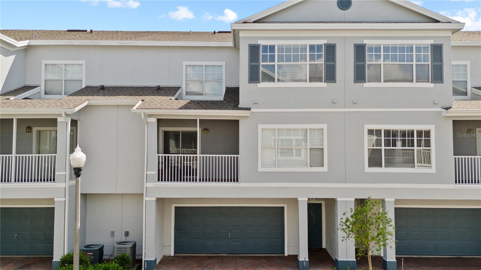 Don’t miss out on this 3-story condo offering 1,457 sq. ft. of living space and an oversized 2-car garage with extra storage. Priced to sell and needing just a little TLC, this home is an excellent opportunity for both buyers and investors. Features include laminate flooring throughout, brand-new laminate on the stairs, and newer interior paint. The bright open floor plan boasts a kitchen that opens to the dining and living areas, inside washer & dryer, and balcony access from both the living room and primary suite. The spacious primary bedroom with walk-in closet and en-suite bath is conveniently located on the 2nd floor, while two additional bedrooms are on the 3rd floor. Located in the gated Park Central community, residents enjoy resort-style amenities—multiple pools, gym, tennis & basketball courts, pizzeria/restaurant, convenience store, and scenic lakefront walking paths. HOA covers exterior, roof, lawn, and pool maintenance for easy living. Less than 5 minutes to The Mall at Millenia, dining, and major highways, this condo offers the perfect blend of value, potential, and location—whether you’re looking for your next home or a smart investment.