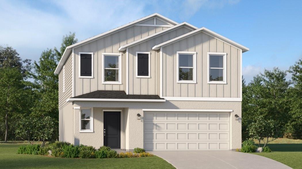 One or more photo(s) has been virtually staged. Under Construction. Beautiful Corner Lot!! This two-story Georgia will definitely be on your mind… This beauty highlights a modern open layout, seamlessly integrating a first-floor kitchen with a central island, a dining room and a welcoming family room with patio access. On the same level is a private owner's suite with an attached bathroom. Situated upstairs is a versatile loft for additional shared living space and four secondary bedrooms to provide restful retreats to family members and guests alike. Peace Creek Reserve is a masterplan community of new single-family homes with a beautiful natural creek. Winter Haven is the chain of lakes city, with over 26 linked together by canal. There are lots of shops, restaurants, bike paths. Peace Creek Reserve is what you have been looking for. A safe small town feel with convenience, the perfect place to raise a family.