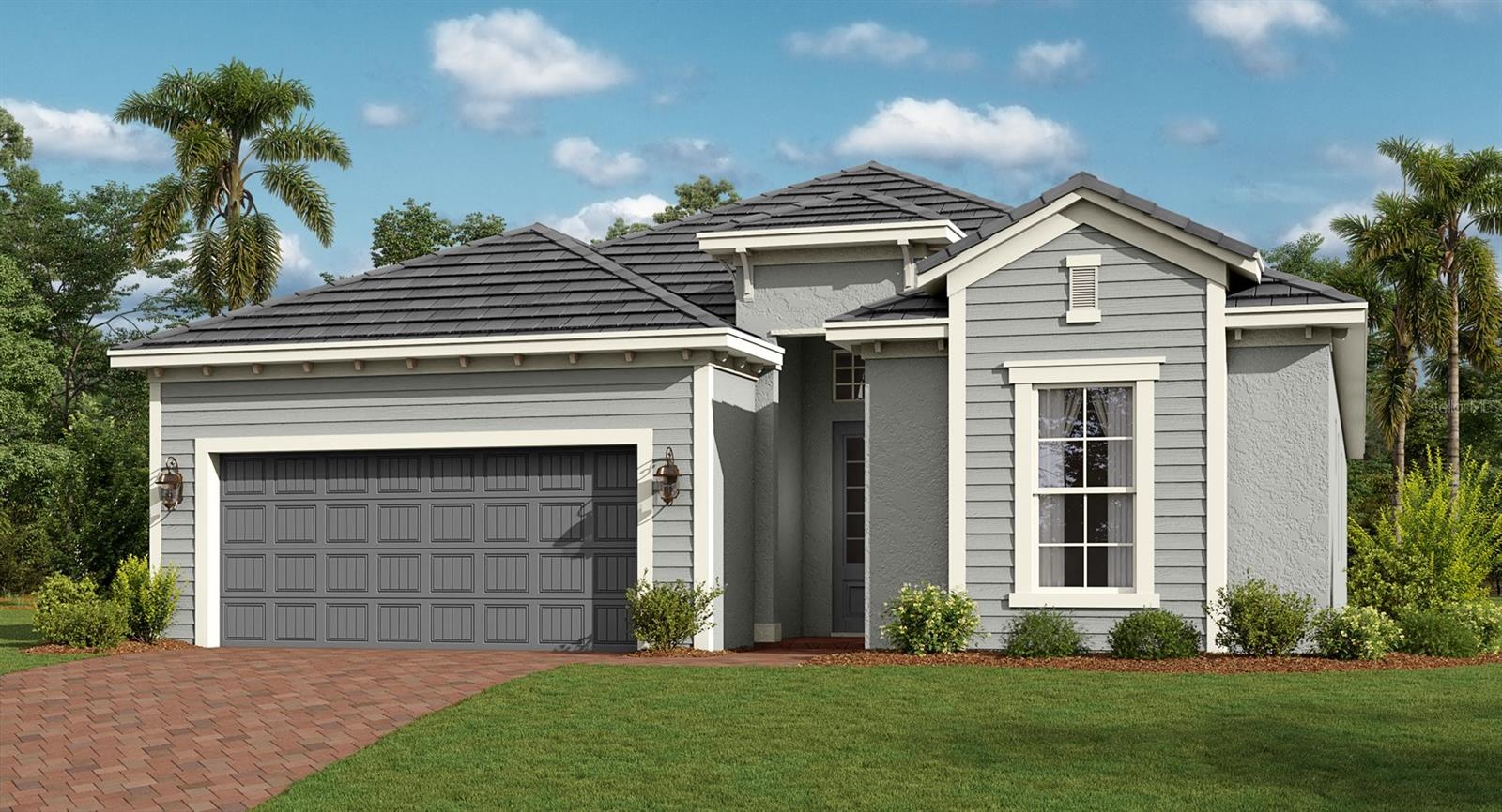 Under Construction. Wellen Park Golf and Country Club is a resort-style community for sale in the Venice/North Port area of Florida. Located within the Wellen Park masterplan, residents enjoy resort-style amenities and modern conveniences. Homeowners can enjoy an 18-hole golf course and clubhouse, providing luxury living and entertainment right in your own backyard. This spacious contemporary home features an airy kitchen that joins the family and dining rooms in an open design with access to a covered lanai for outdoor experiences. Near the entry, a secondary suite is adjacent to a flexible den perfect for an office space or home gym. The owner’s suite is ideally located at the back of the home. Prices and features may vary and are subject to change. Photos are for illustrative purposes only. Estimated delivery Oct/Nov 2025.