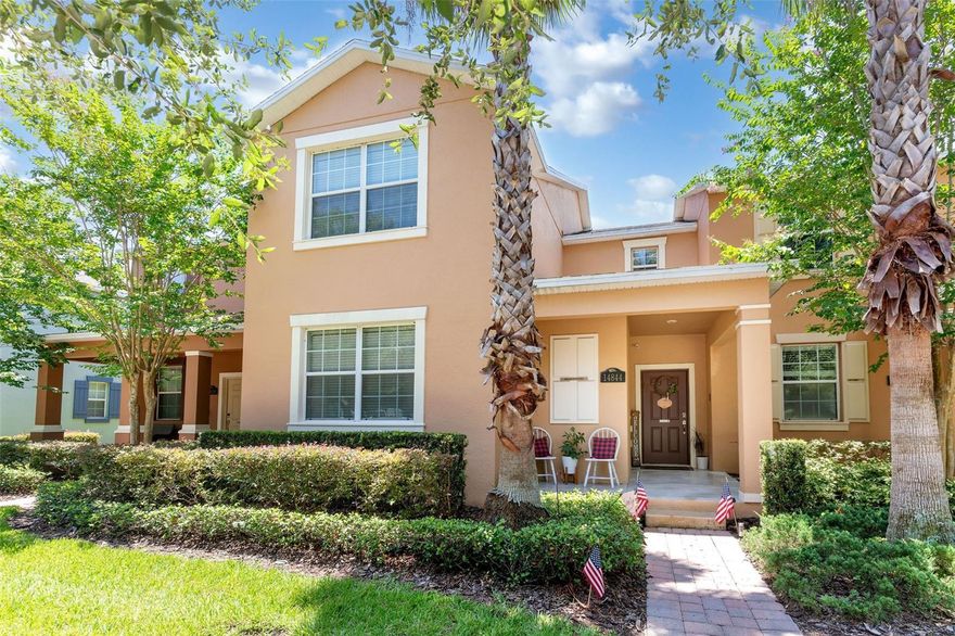 Welcome to this beautifully maintained townhome located in one of Winter Garden’s most desirable communities. Featuring 4 bedrooms, 2.5 bathrooms, and nearly 2,000 square feet of thoughtfully designed living space, this home delivers the comfort of a single-family residence with the convenience of low-maintenance living. The main floor offers a bright open layout with elegant tile flooring, a modern kitchen featuring granite countertops and 42" upper cabinets, and a spacious primary suite complete with a walk-in closet and private bathroom. Upstairs, you'll find three additional bedrooms and a flexible loft—perfect for a home office, media room, or play area. Step outside to a covered brick-paver patio and enjoy the expansive green lawn located just behind the home, creating the perfect space for outdoor fun, gatherings, or for kids to safely play. A private breezeway connects the home to a detached 2-car garage. The property is located near beautiful lakes and scenic walking areas, adding to the charm of this vibrant community. Residents also enjoy access to exceptional amenities, including resort-style pools, a clubhouse, fitness center, tennis and basketball courts, playgrounds, walking and biking trails, and a private boat ramp. Zoned for top-rated A-rated public schools, this home is just minutes from Hamlin Town Center, with Publix, Walmart, dining options, the new public library, and a picturesque lakefront park all close by. With its unbeatable location, family-friendly setting, and outstanding lifestyle offerings, this is a place you’ll be proud to call home.