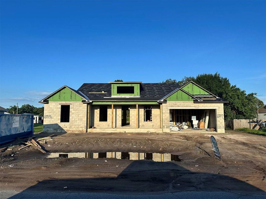 Under Construction. UNDER CONSTRUCTION This is a brand new 4 bedroom/2 bath home on a half-acre lot that is currently being built and is designed by the builder's own pre-selected features and finishes. This home is located in a beautiful rural area of St Cloud with NO HOA. This home has many upgrades including double microwave/oven combo, glass top cooktop, custom cabinets, dual sinks in master bathroom, walk-in master closet, walk-in kitchen pantry, granite countertops, recessed lighting, covered back porch, covered front porch with cedar posts and much more. This home is almost finished so it won't last long.