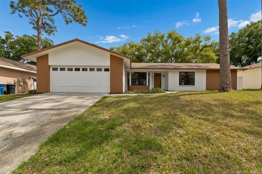 Welcome to your newly remodeled home located in the beautiful countryside area of Clearwater. This four-bedroom, two-bath home has an open-concept floor plan with a modern dazzle and plenty of flare. Each of the bedrooms are spacious with ample closet space and strategically placed within a split floor plan. The Master bedroom has a spacious walk-in closet, coupled with a gold accented bath with dual sinks. The hall bath has shiplap with dual sinks, a new tub with a roomy linen closet. The kitchen boasts 36-inch tall wall cabinets, all new stainless steel appliances, a quartz countertop, a vertical mosaic backsplash, and a 10 ft island with plenty of seating. Admire the new interior/ exterior paint, geometric accent wall at the front entrance and geometric facade on the island face. Walk around in comfort on newly installed LVP located throughout. Each corner of the home is well lit with recessed LEDs, coupled with ceiling fans in each bedroom and modern era light fixtures. For animal lovers, we have included your very own pet spa that can also be used as a utility sink. Enjoy the expansive backyard, that provides plenty of shade and is completely fenced in. The expensive, large-ticket items such as a newer roof (2021), newer HVAC (2018), new water heater (2026), and fence (2026) have all been addressed. This relieves the strain of having to replace them at later date. Contact an agent and schedule a showing today!!